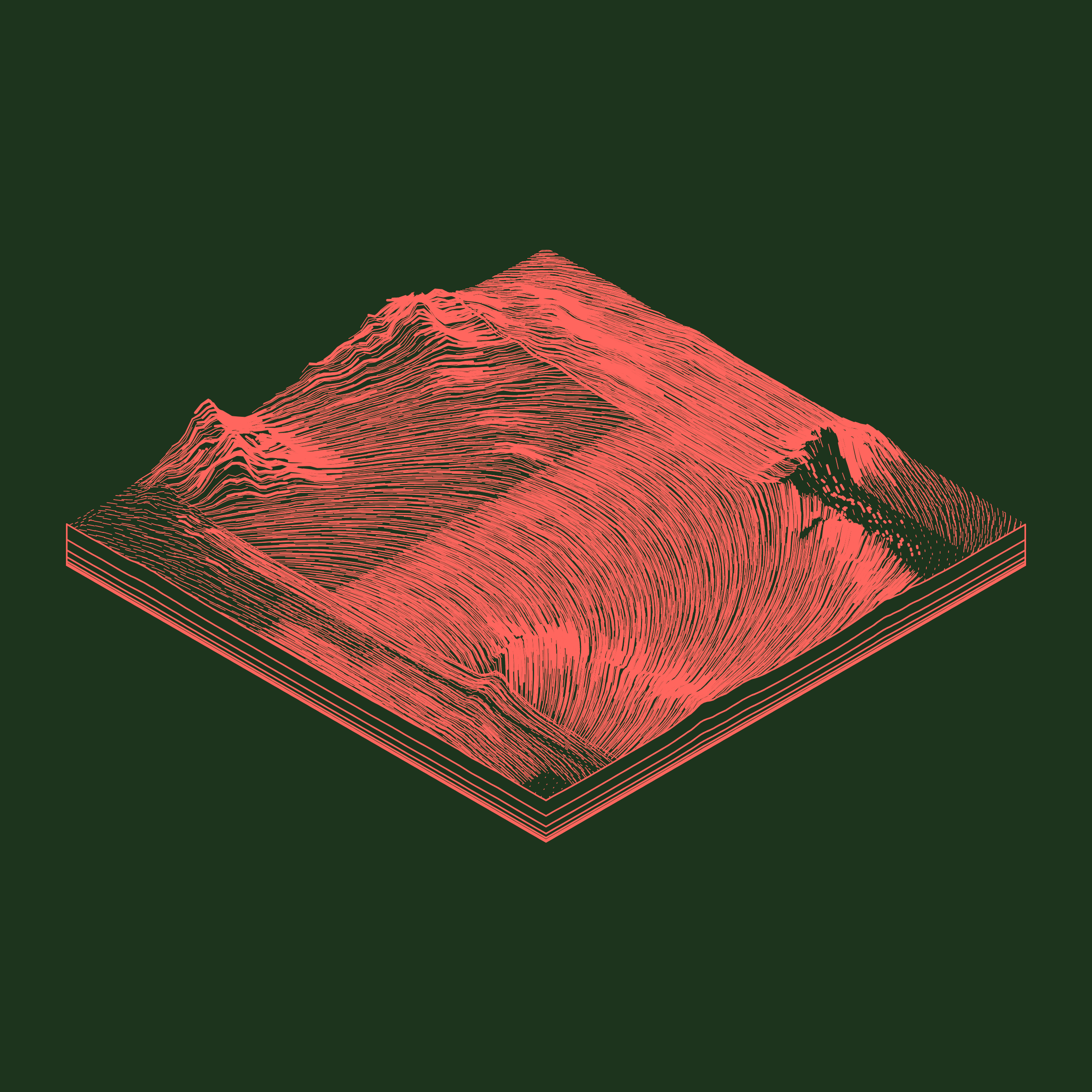 Art Blocks - Art Blocks v2 - Subscapes #603 - NFT # 53000603