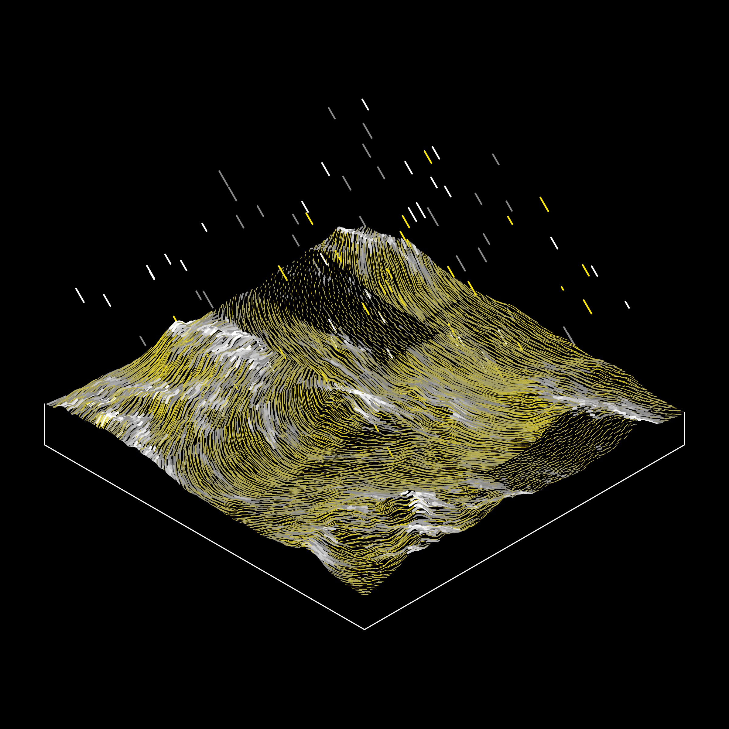 Art Blocks - Art Blocks v2 - Subscapes #606 - NFT # 53000606