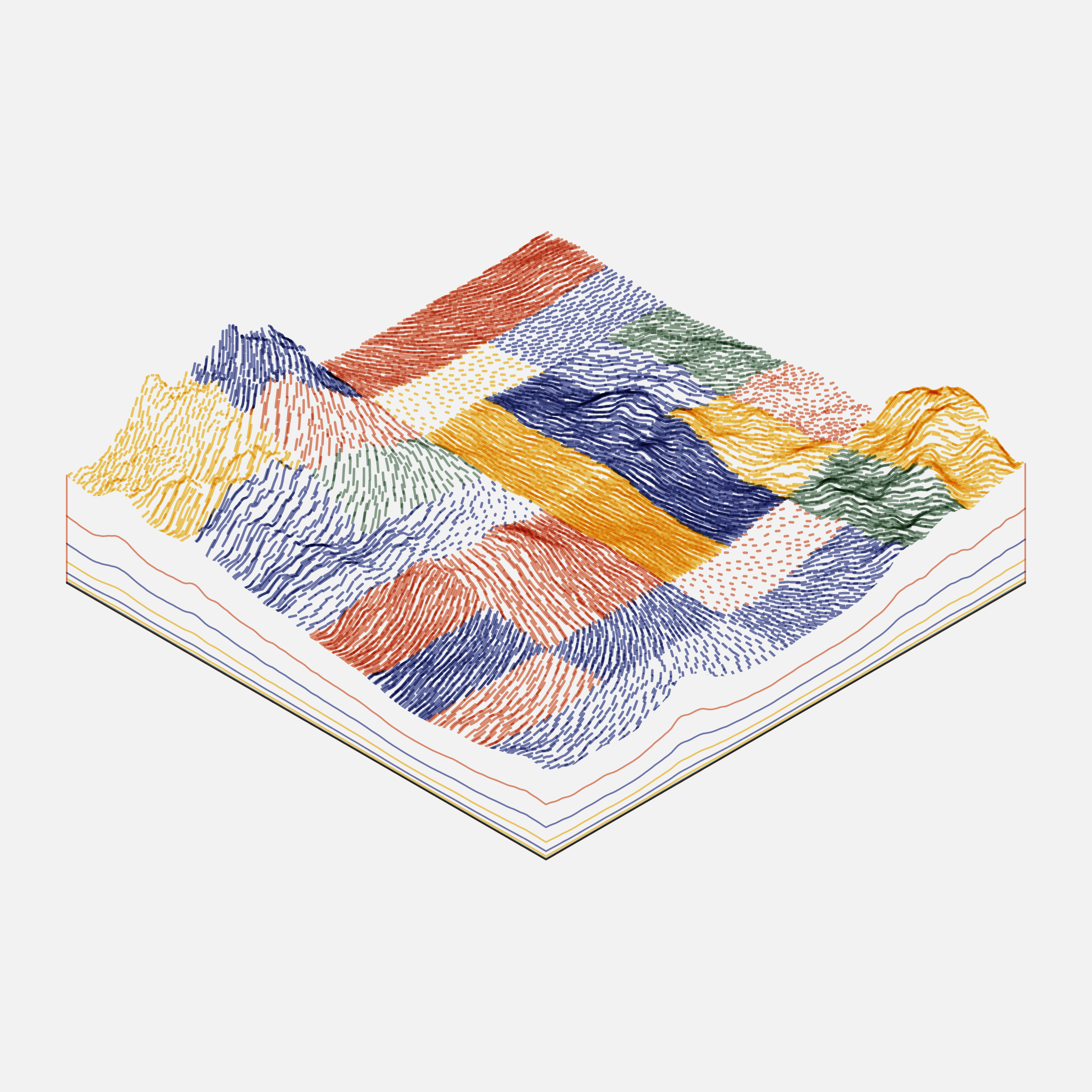 Art Blocks - Art Blocks v2 - Subscapes #607 - NFT # 53000607