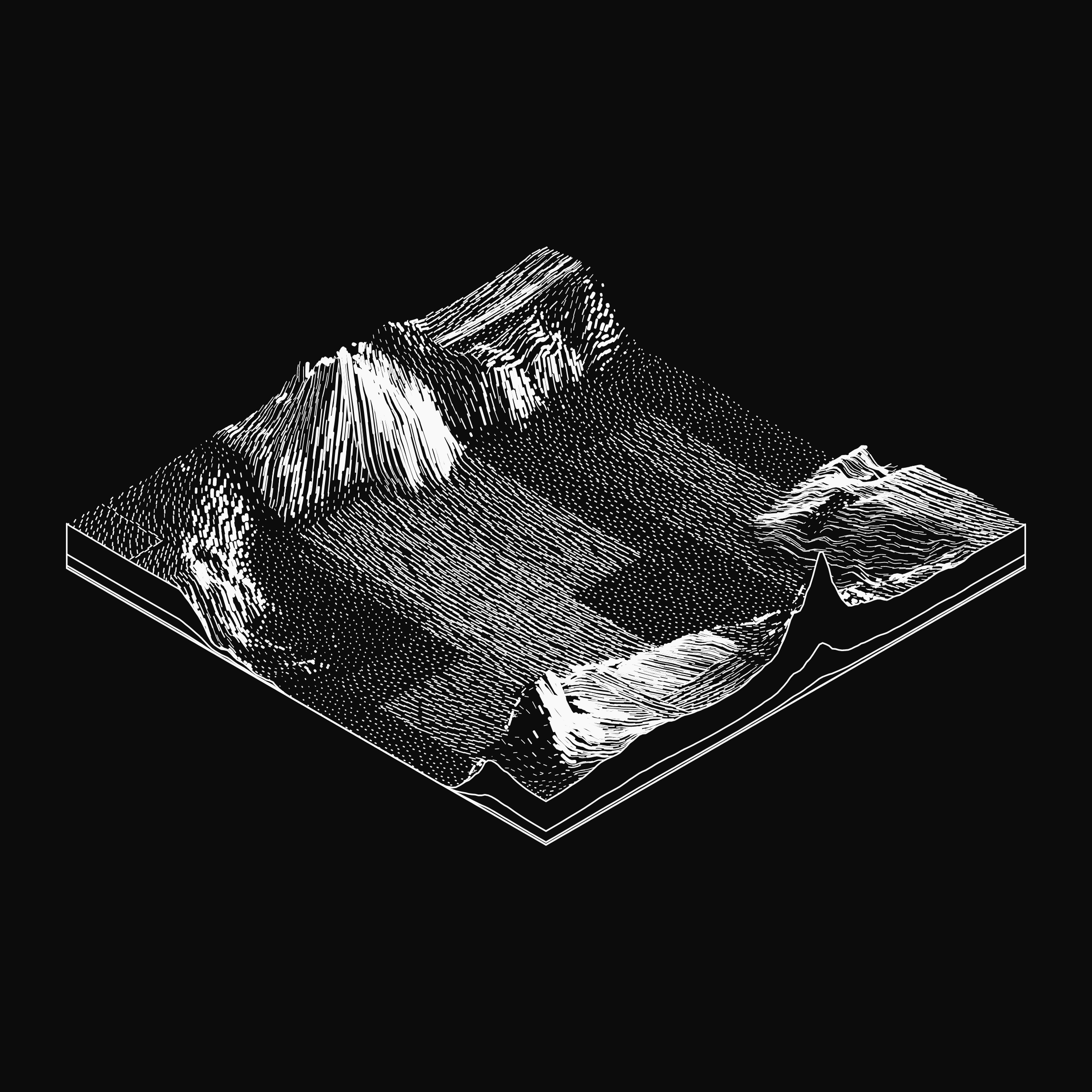 Art Blocks - Art Blocks v2 - Subscapes #614 - NFT # 53000614