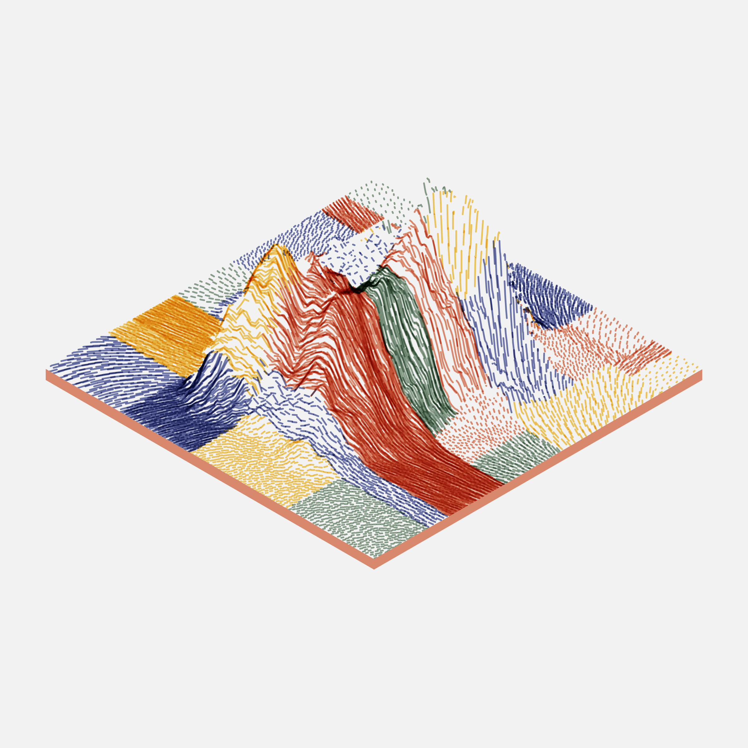 Art Blocks - Art Blocks v2 - Subscapes #620 - NFT # 53000620