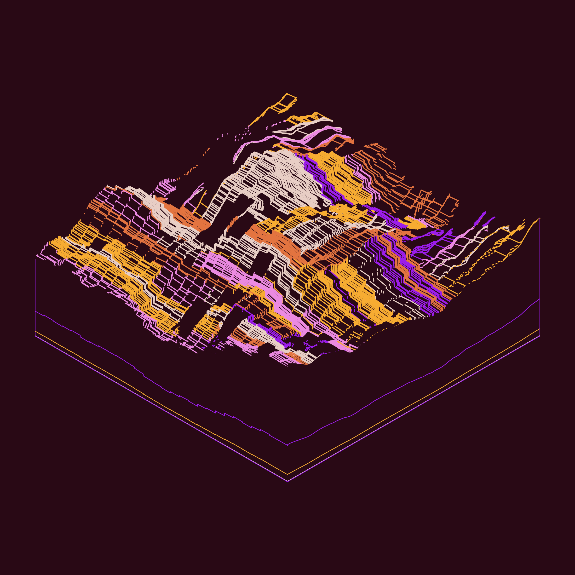 Art Blocks - Art Blocks v2 - Subscapes #626 - NFT # 53000626