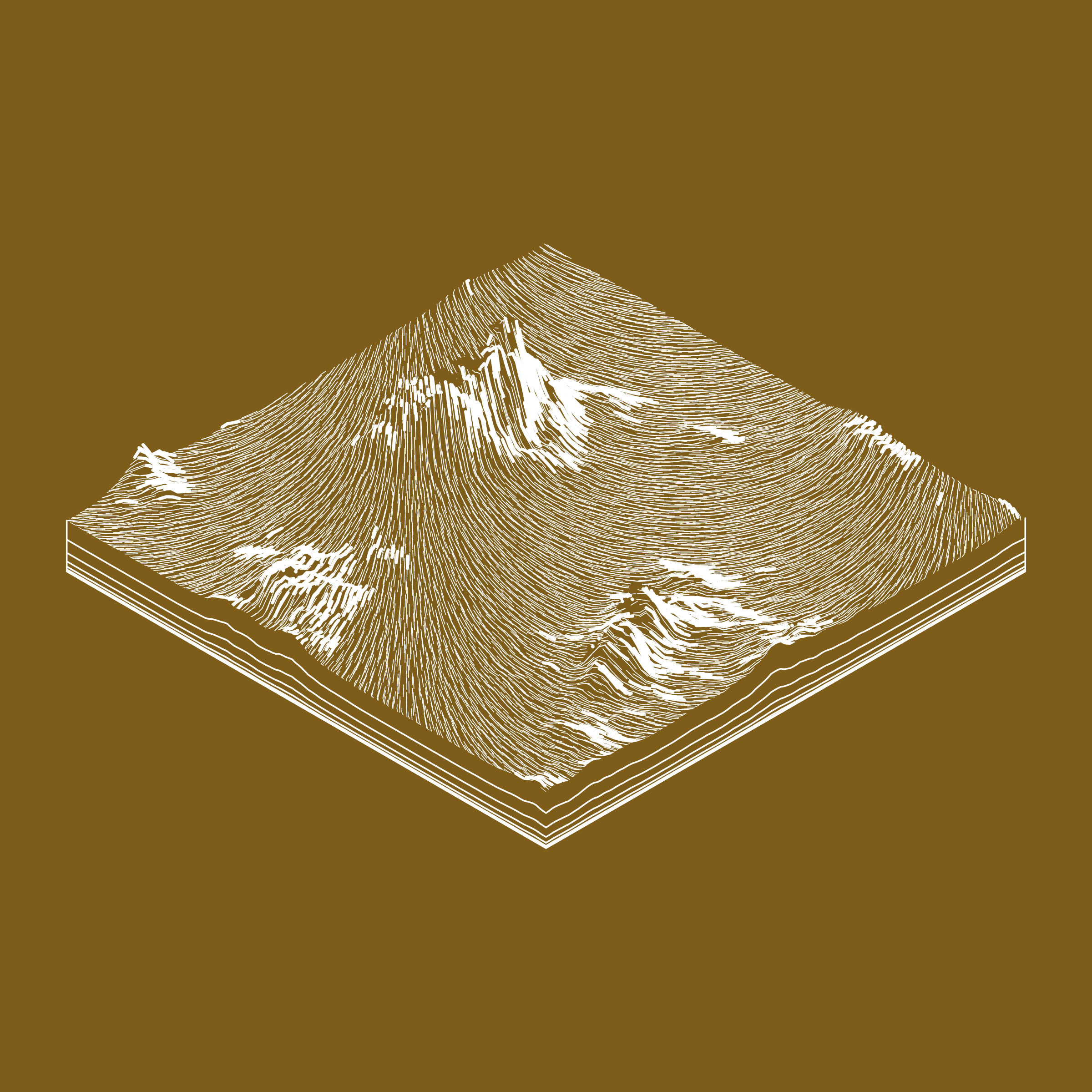 Art Blocks - Art Blocks v2 - Subscapes #628 - NFT # 53000628