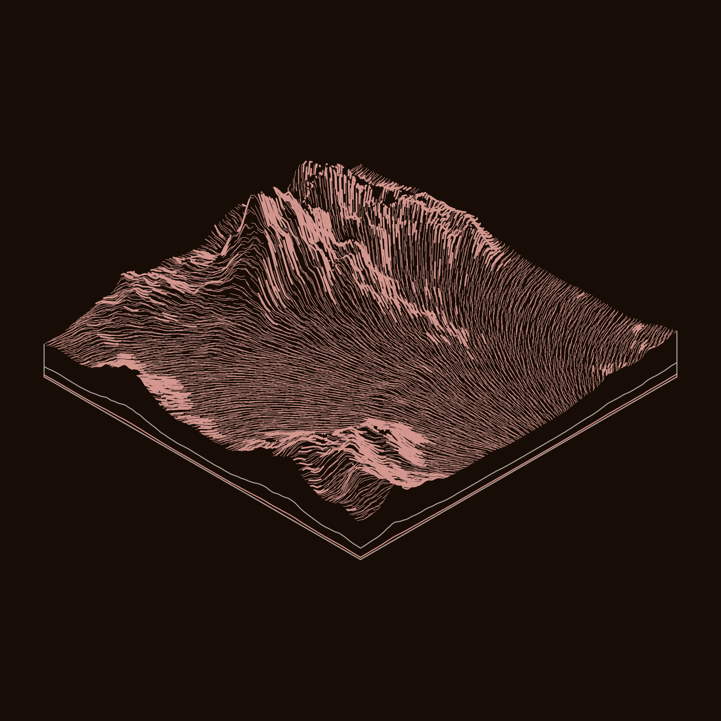 Art Blocks - Art Blocks v2 - Subscapes #633 - NFT # 53000633