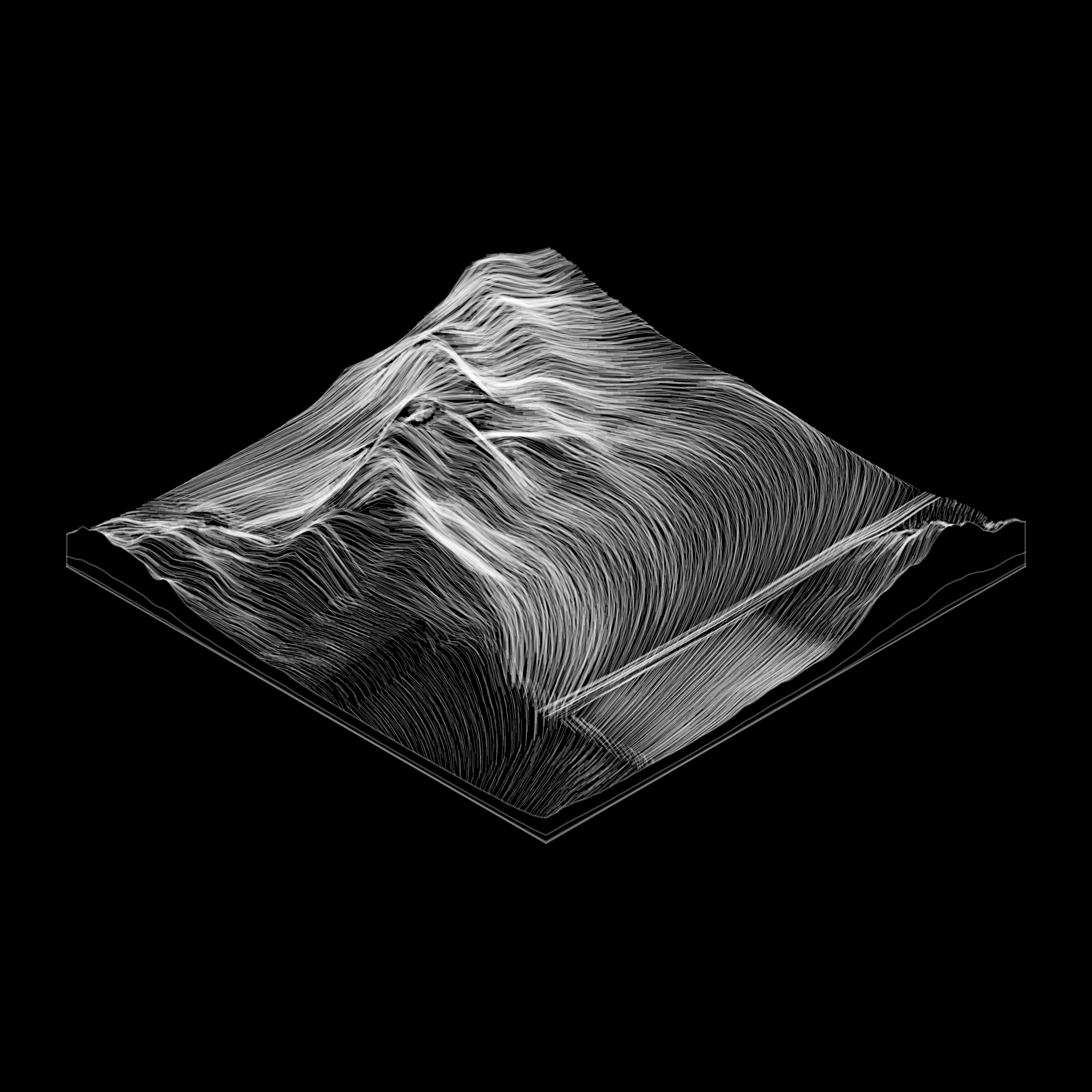 Art Blocks - Art Blocks v2 - Subscapes #634 - NFT # 53000634