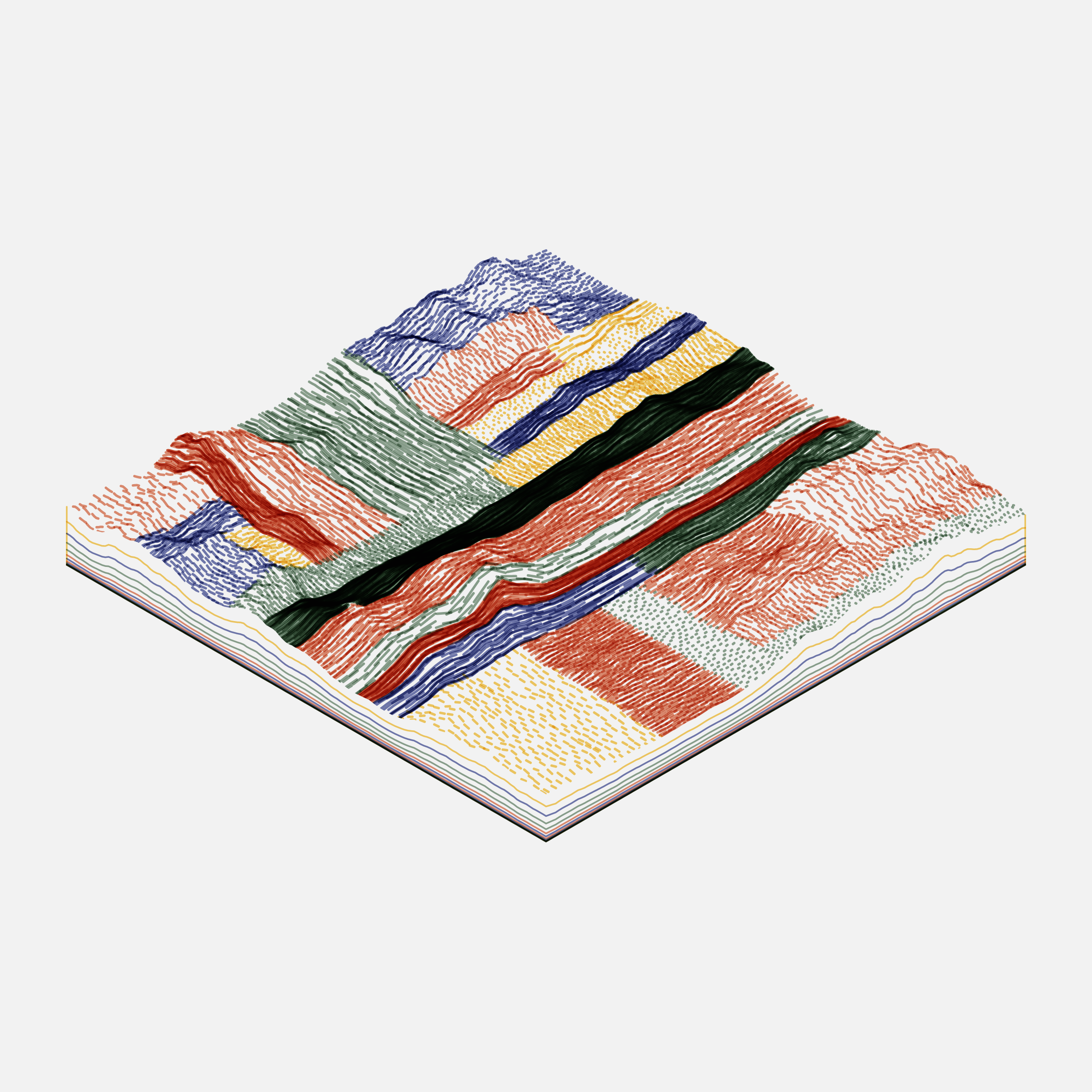 Art Blocks - Art Blocks v2 - Subscapes #635 - NFT # 53000635