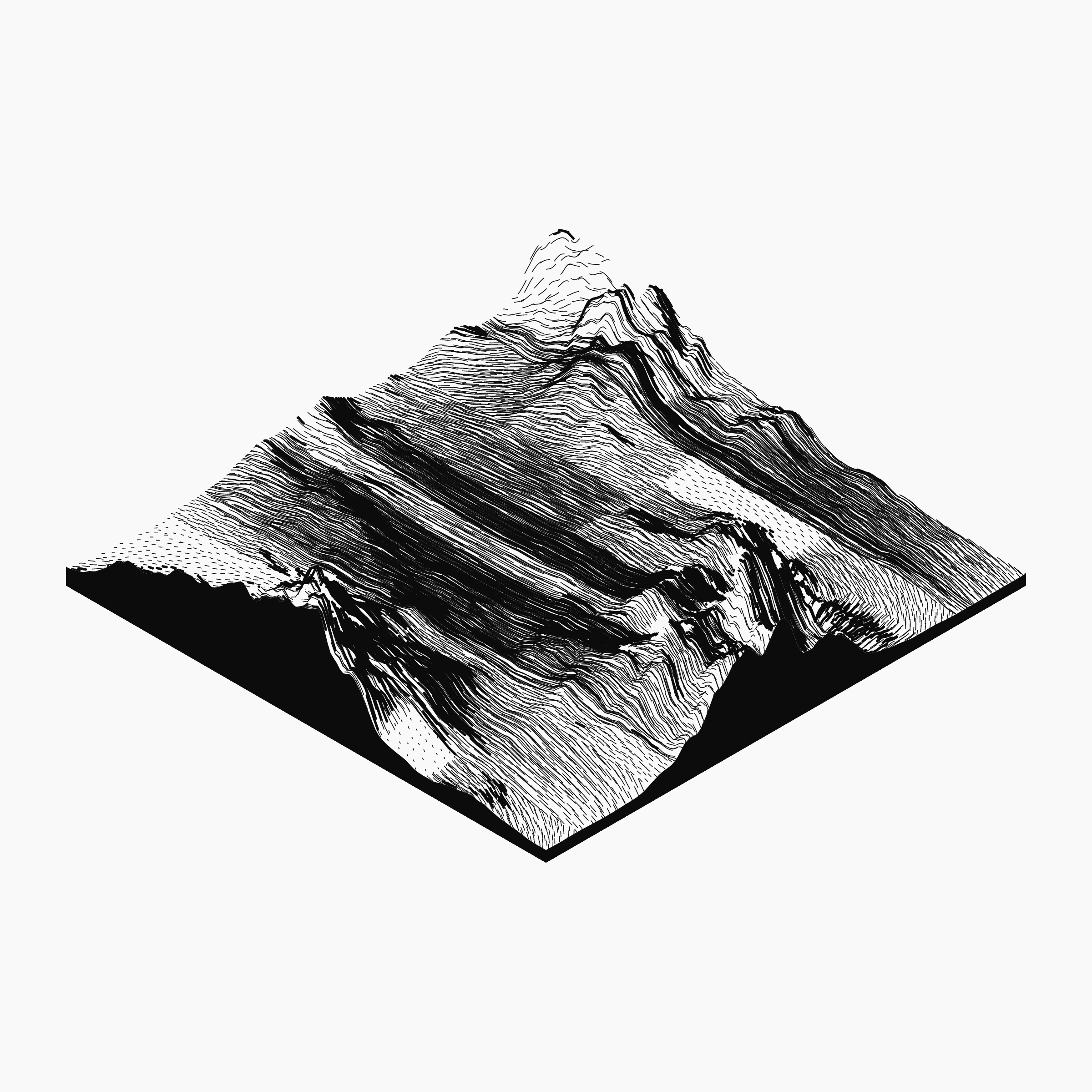 Art Blocks - Art Blocks v2 - Subscapes #642 - NFT # 53000642