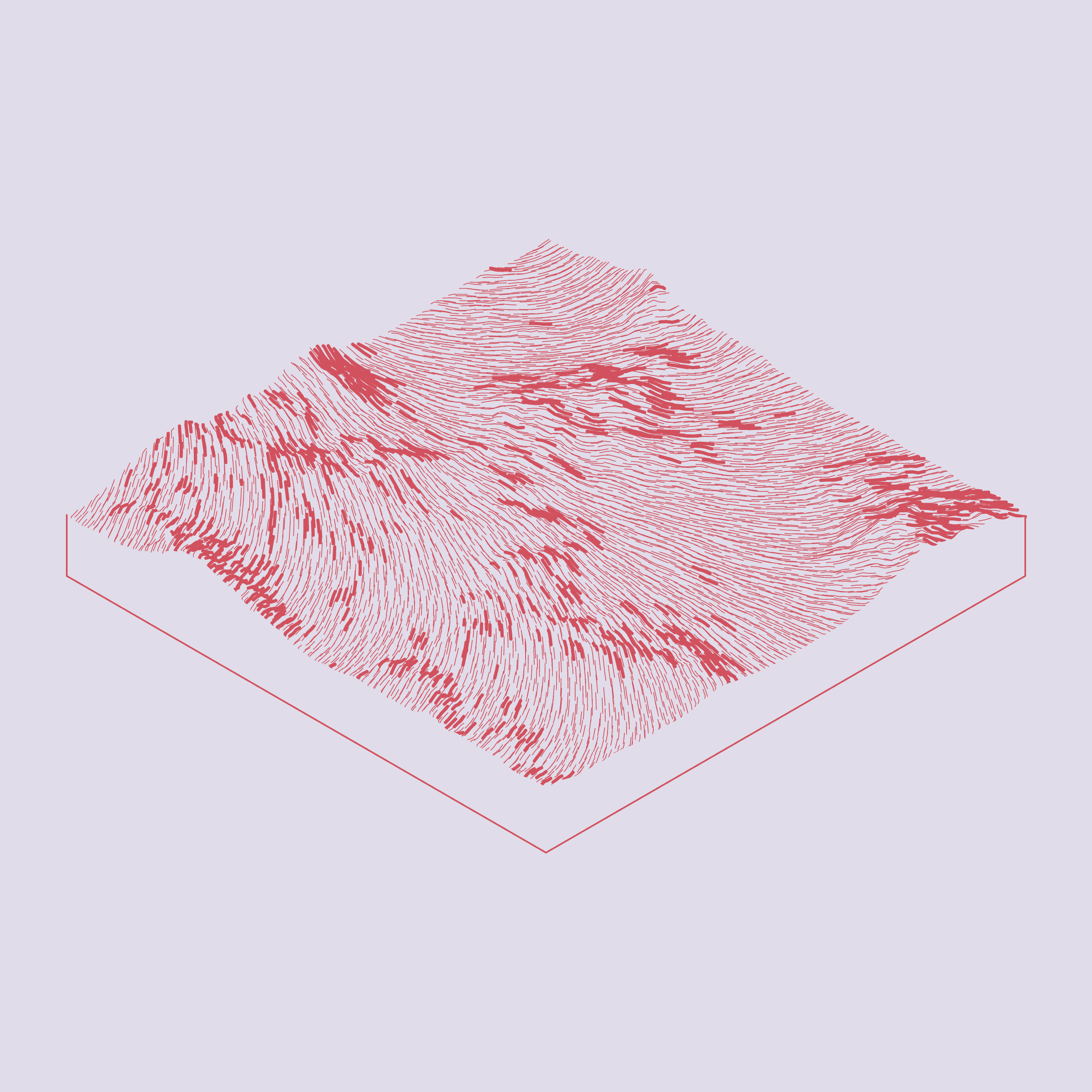 Art Blocks - Art Blocks v2 - Subscapes #644 - NFT # 53000644