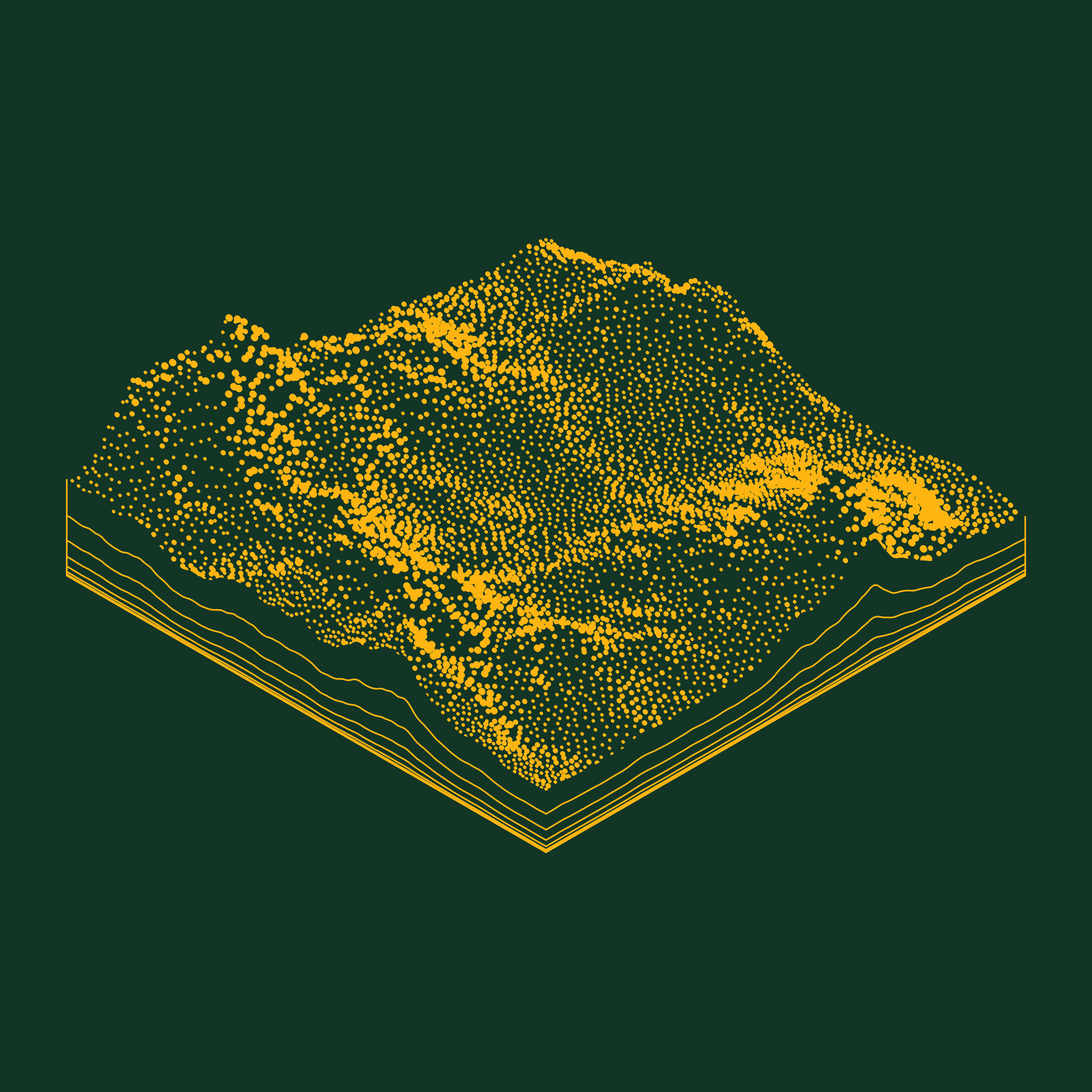 Art Blocks - Art Blocks v2 - Subscapes #646 - NFT # 53000646