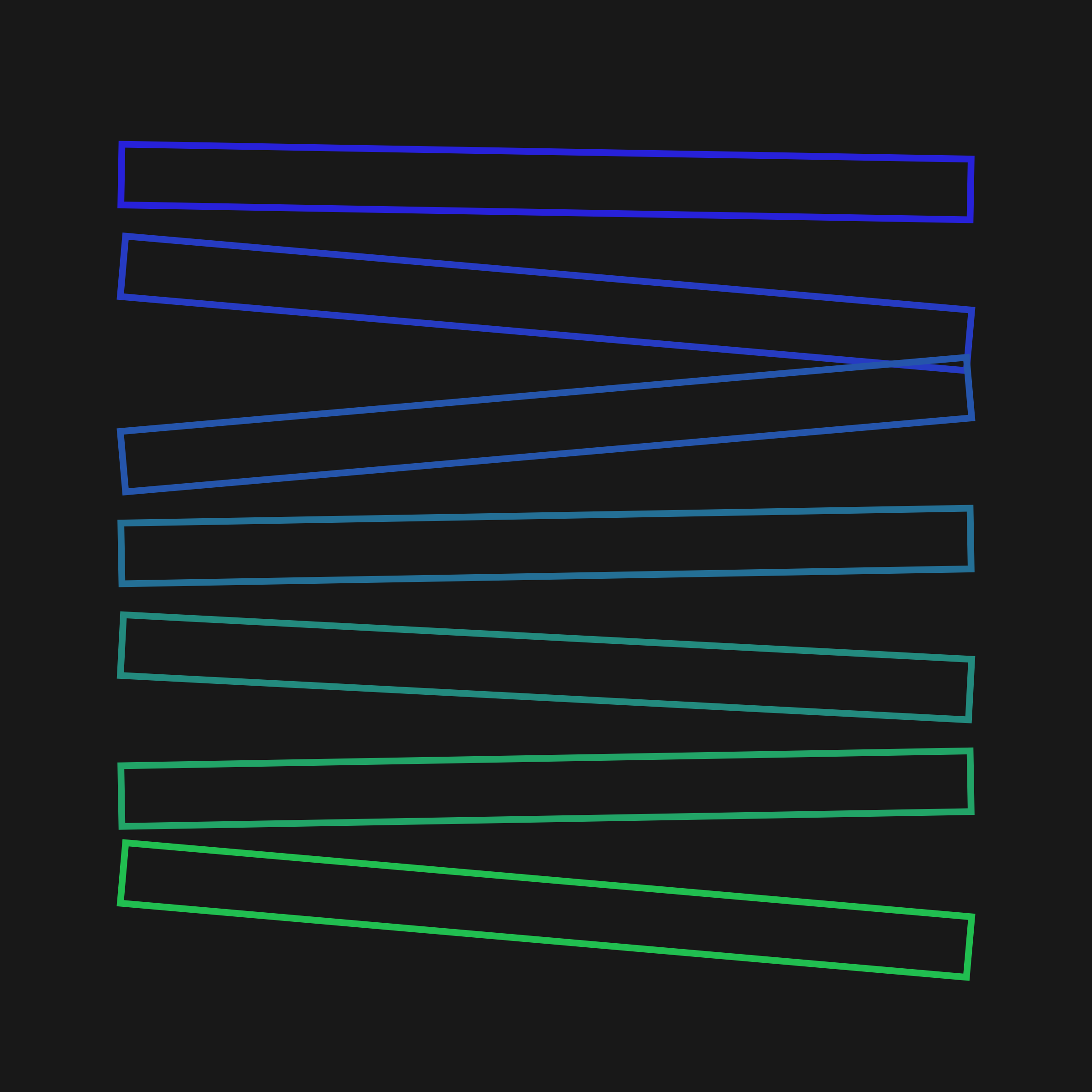 Art Blocks - Art Blocks v2 - Rhythm #51 - NFT # 57000051