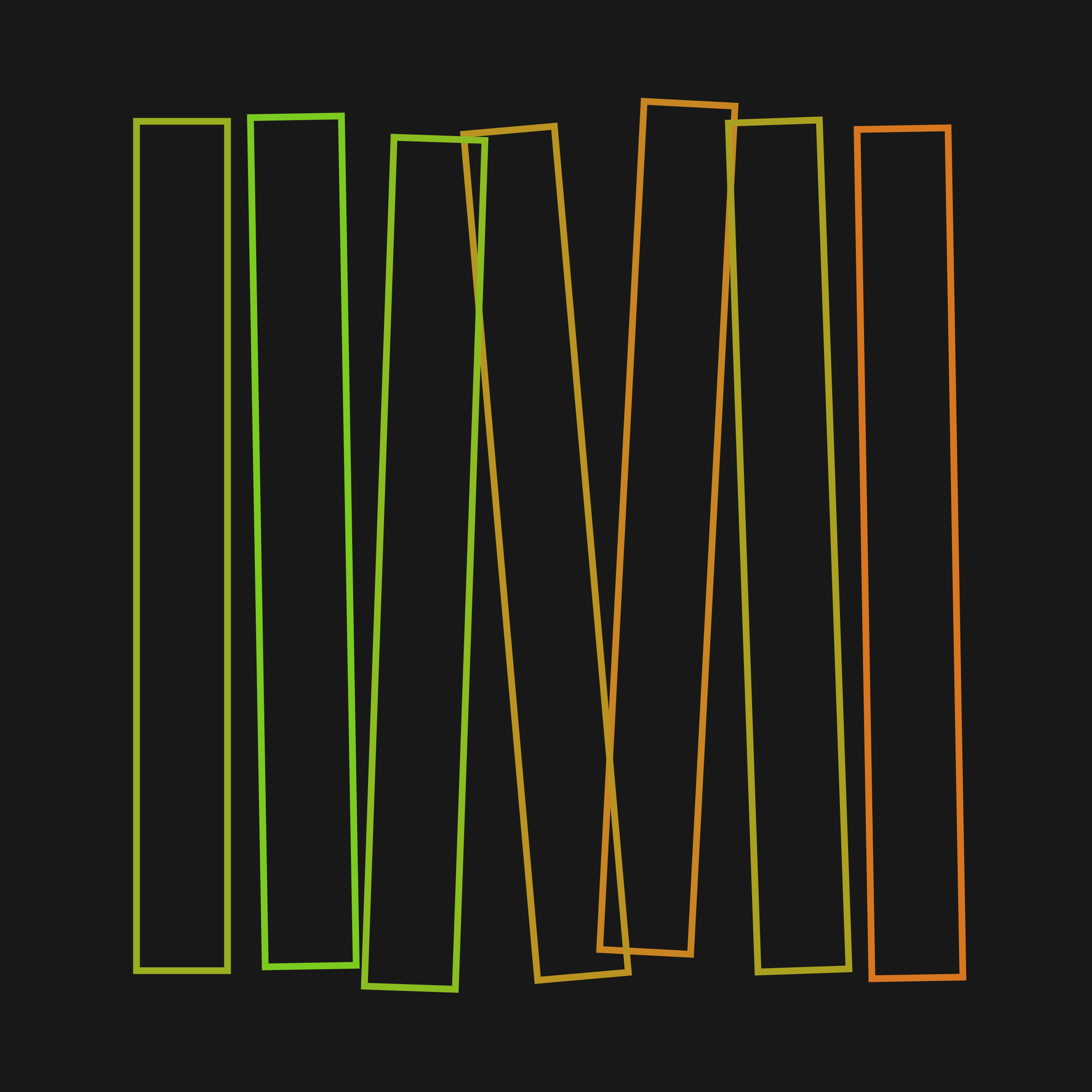 Art Blocks - Art Blocks v2 - Rhythm #168 - NFT # 57000168