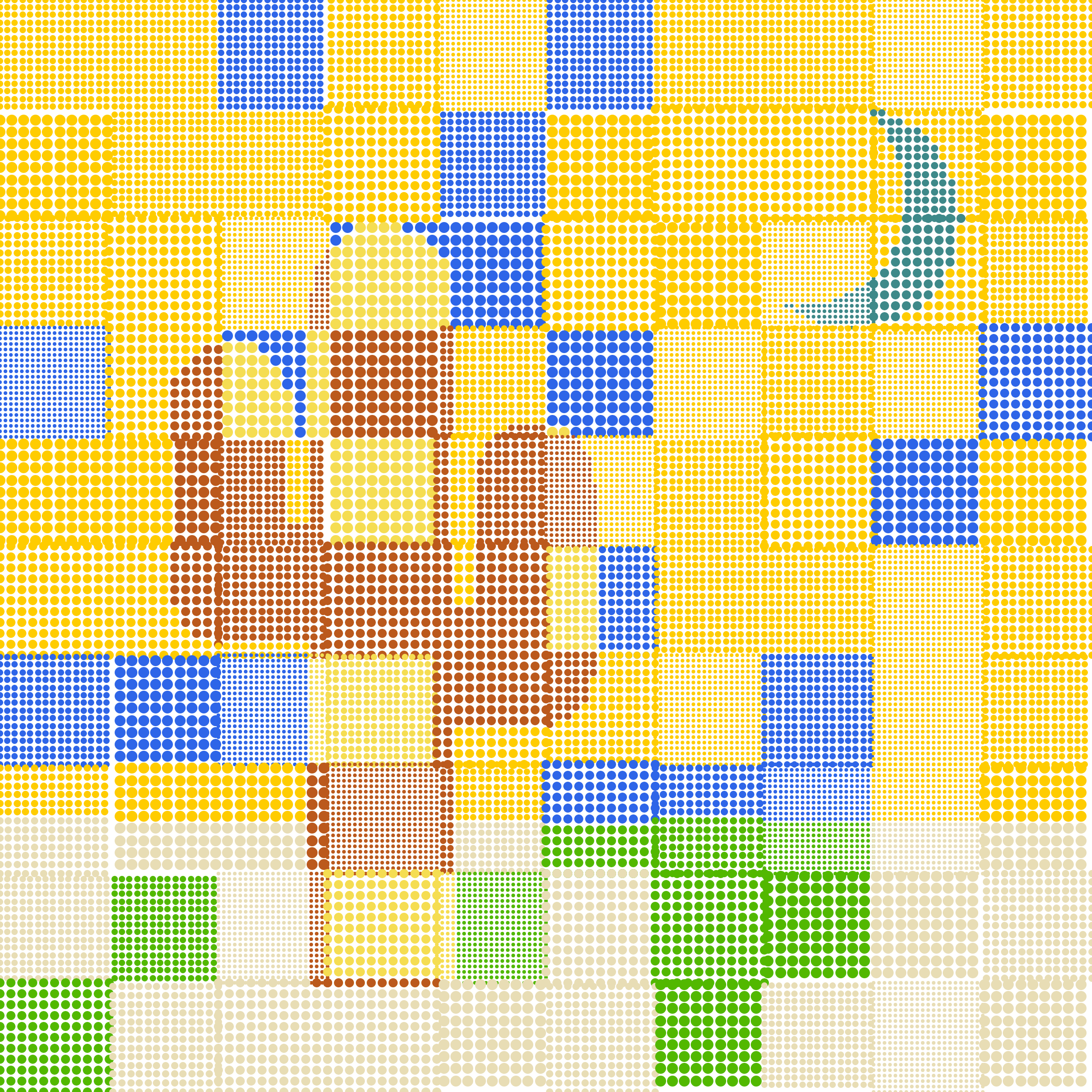 Art Blocks - Art Blocks v2 - Patchwork Saguaros #5 - NFT # 66000005