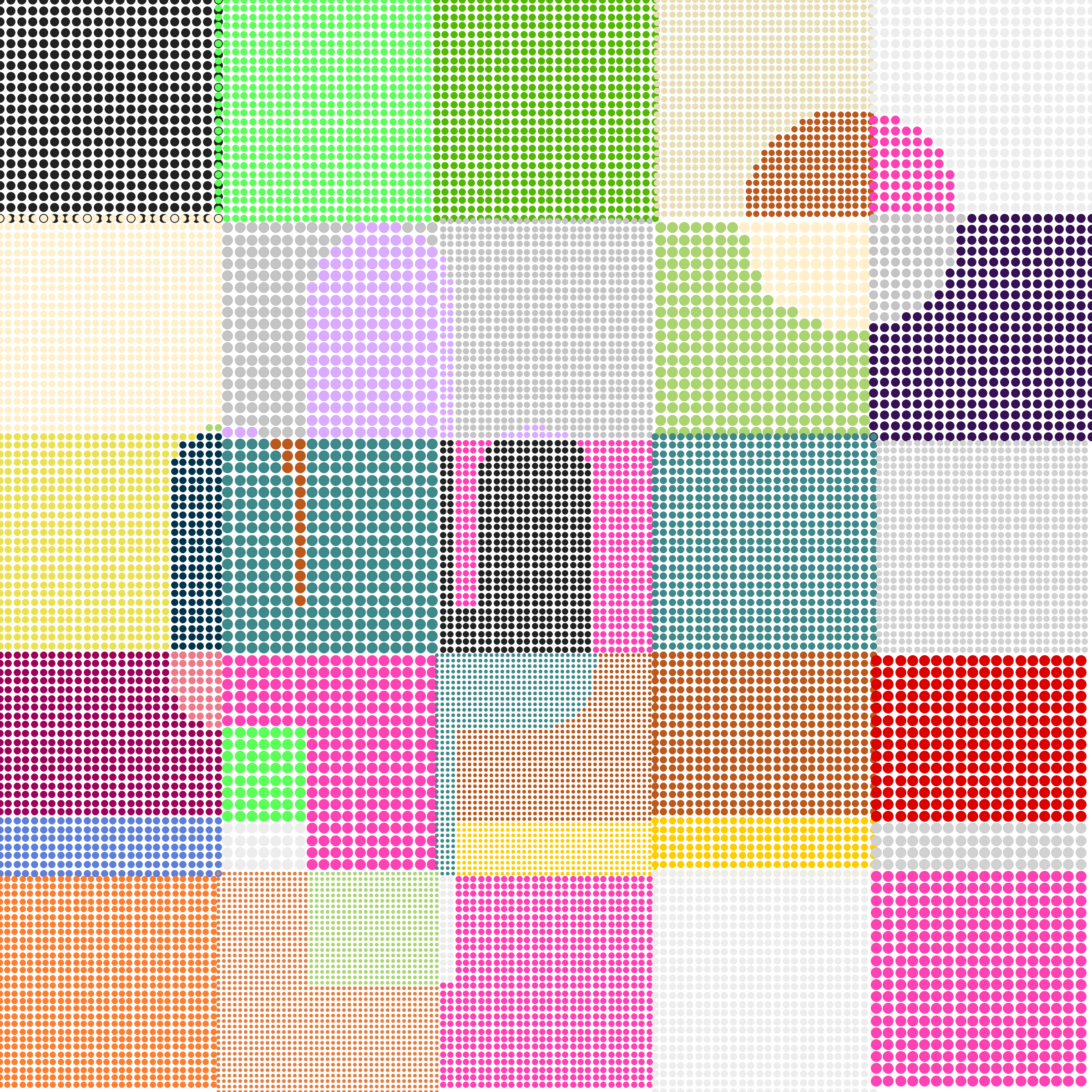 Art Blocks - Art Blocks v2 - Patchwork Saguaros #10 - NFT # 66000010