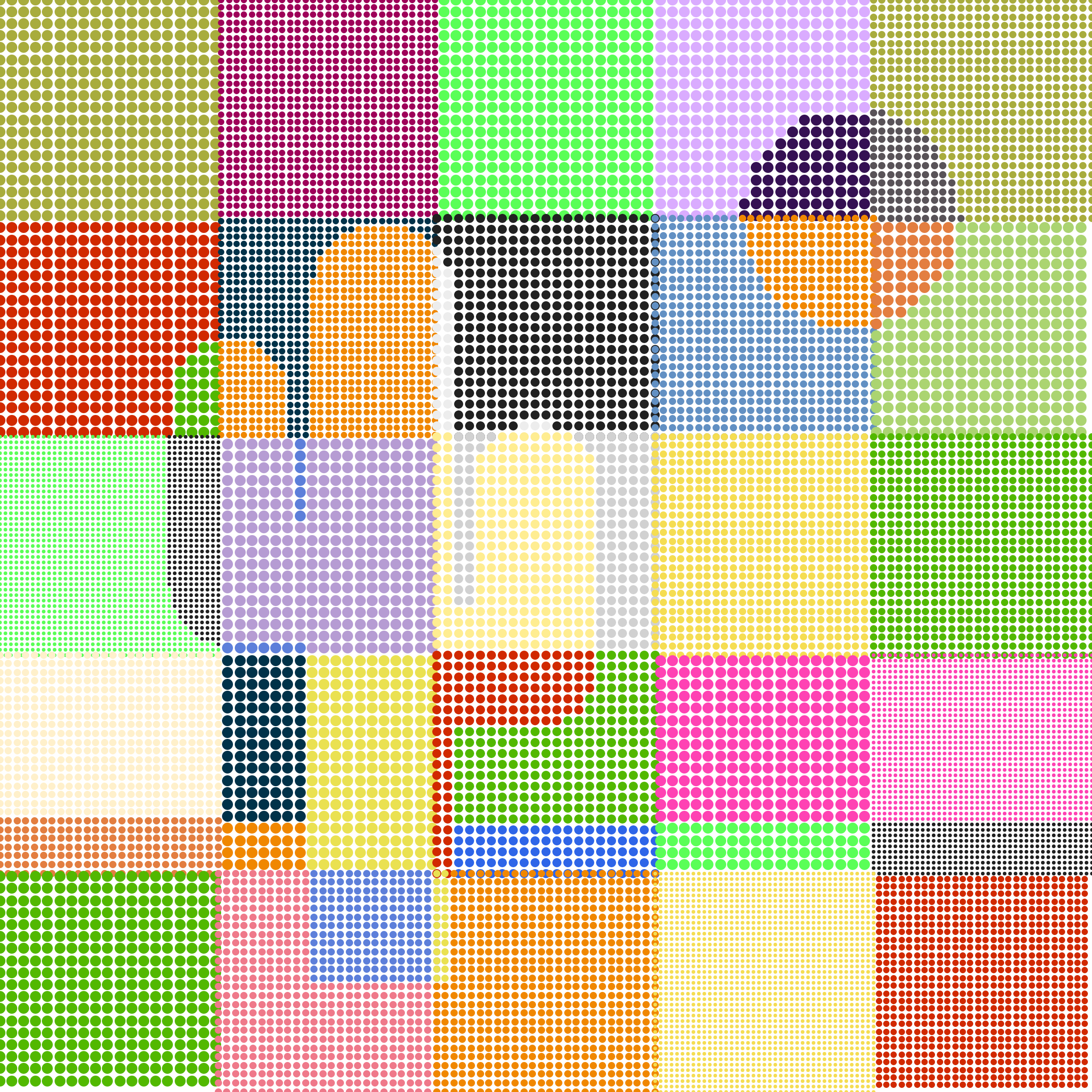 Art Blocks - Art Blocks v2 - Patchwork Saguaros #25 - NFT # 66000025