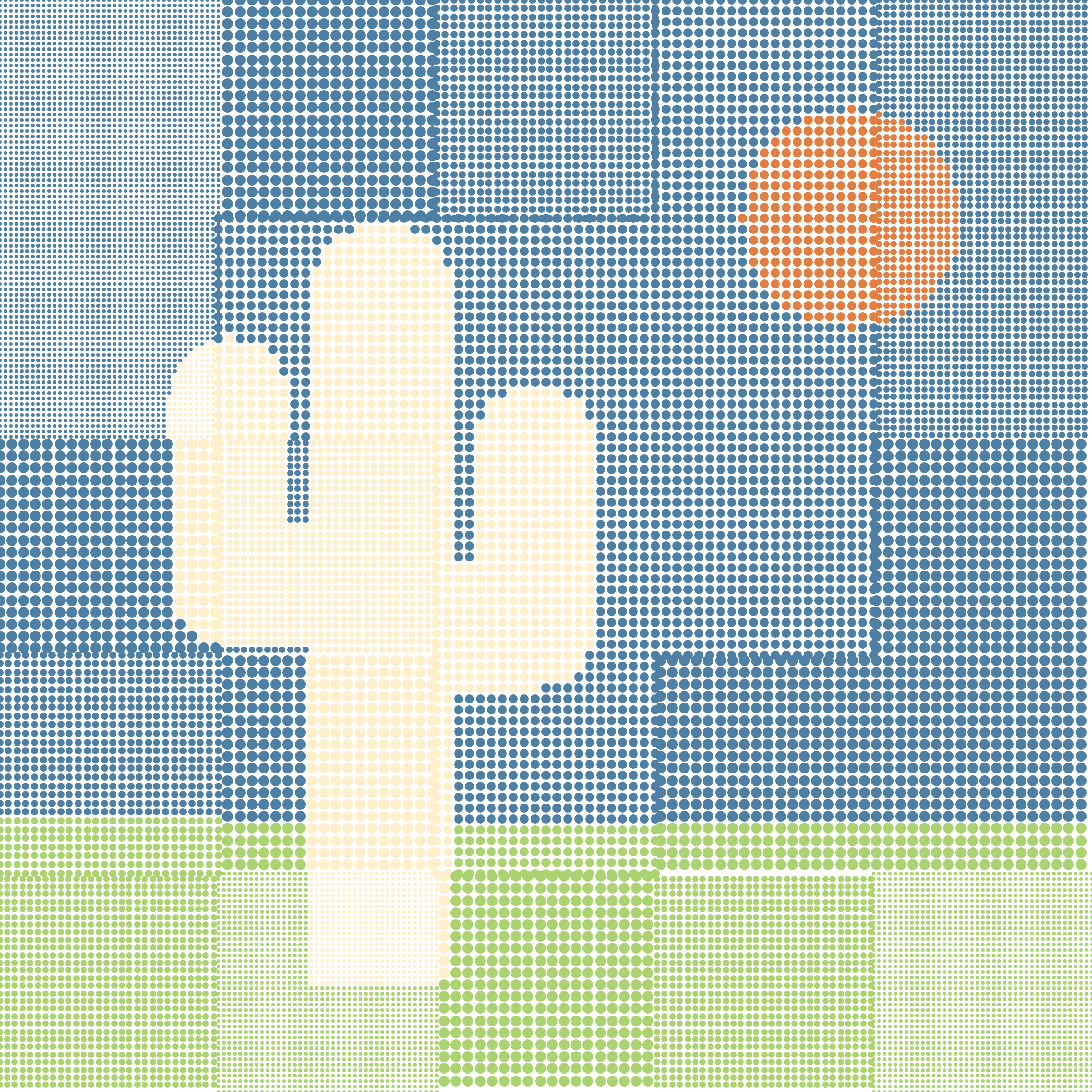 Art Blocks - Art Blocks v2 - Patchwork Saguaros #30 - NFT # 66000030