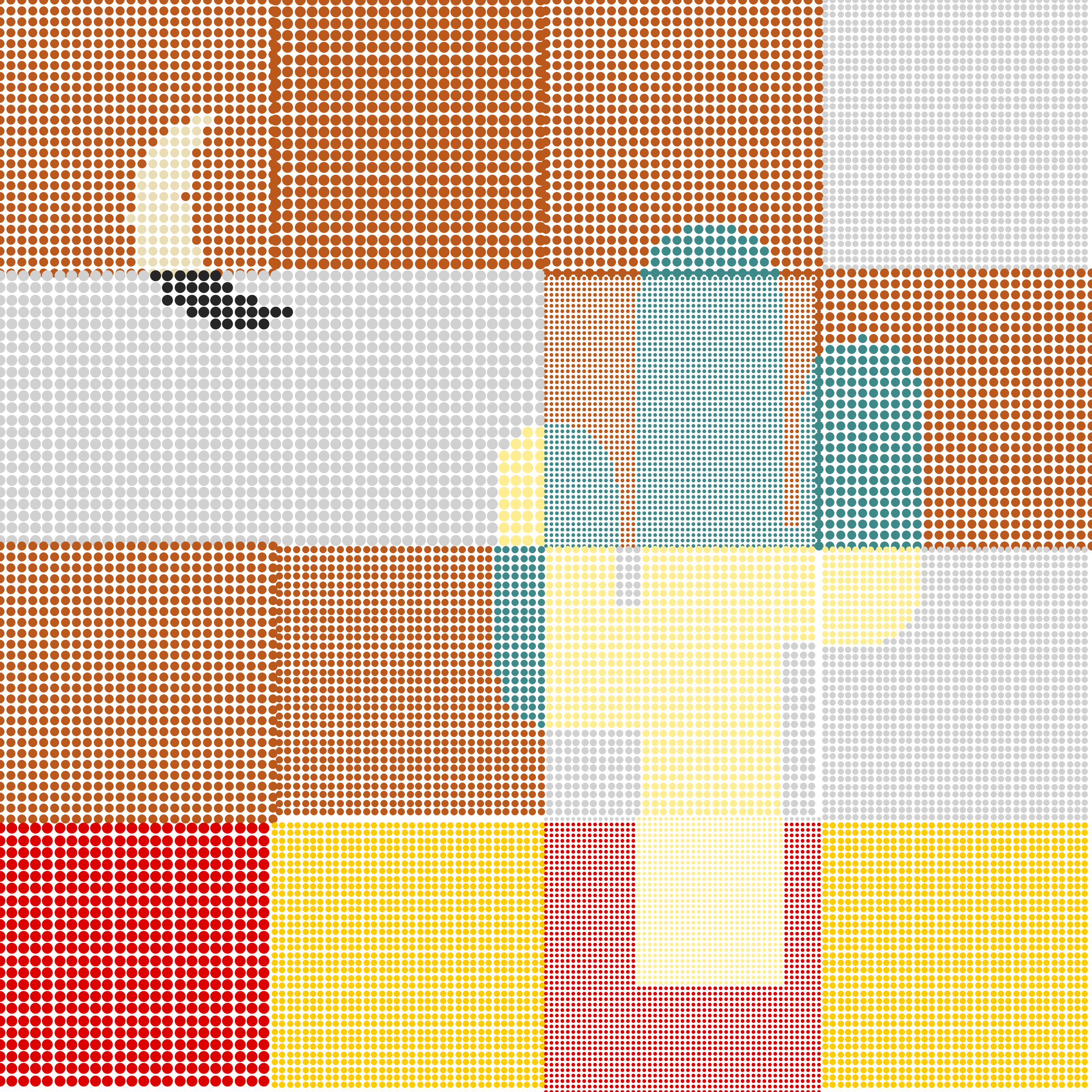 Art Blocks - Art Blocks v2 - Patchwork Saguaros #37 - NFT # 66000037