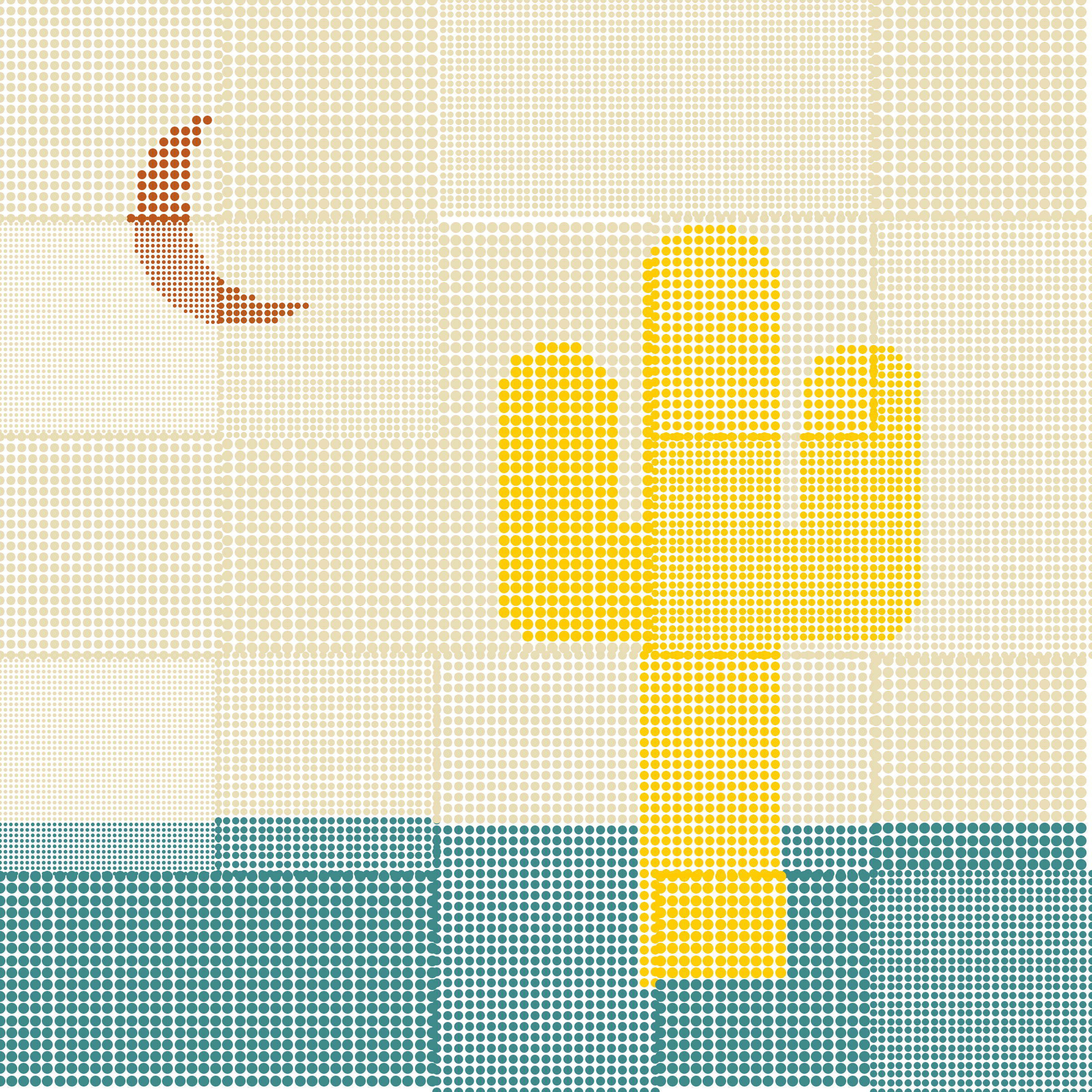 Art Blocks - Art Blocks v2 - Patchwork Saguaros #57 - NFT # 66000057