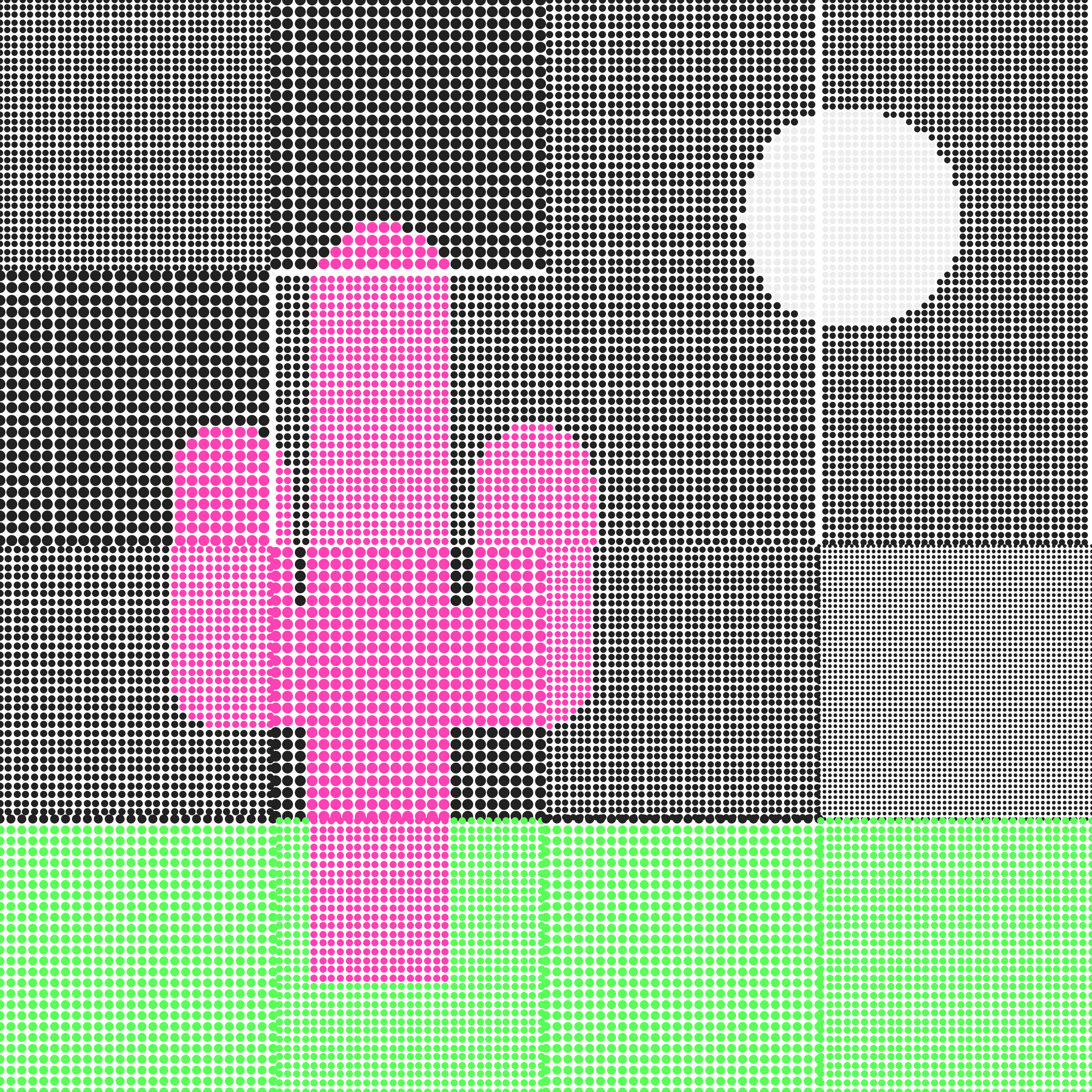 Art Blocks - Art Blocks v2 - Patchwork Saguaros #63 - NFT # 66000063