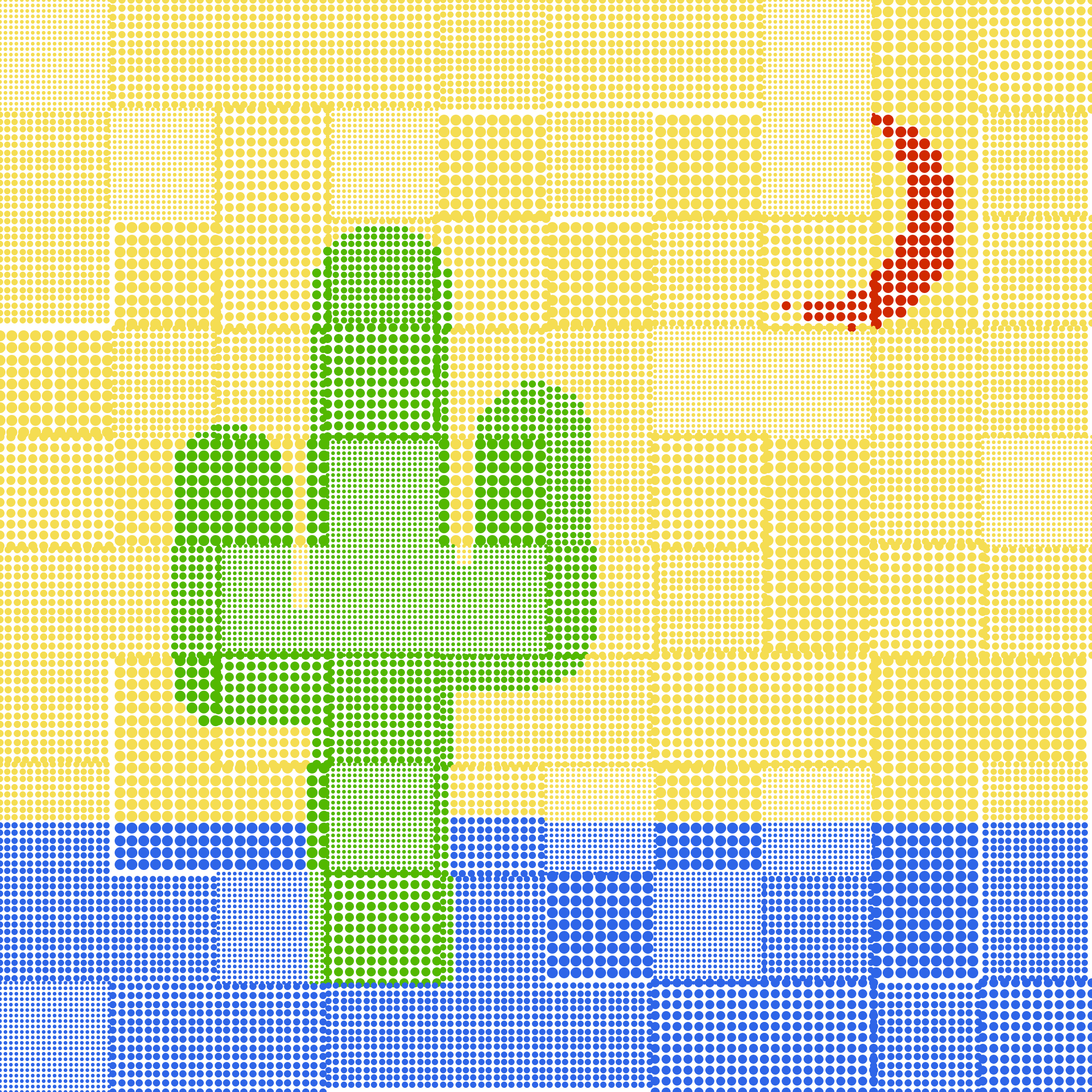 Art Blocks - Art Blocks v2 - Patchwork Saguaros #67 - NFT # 66000067