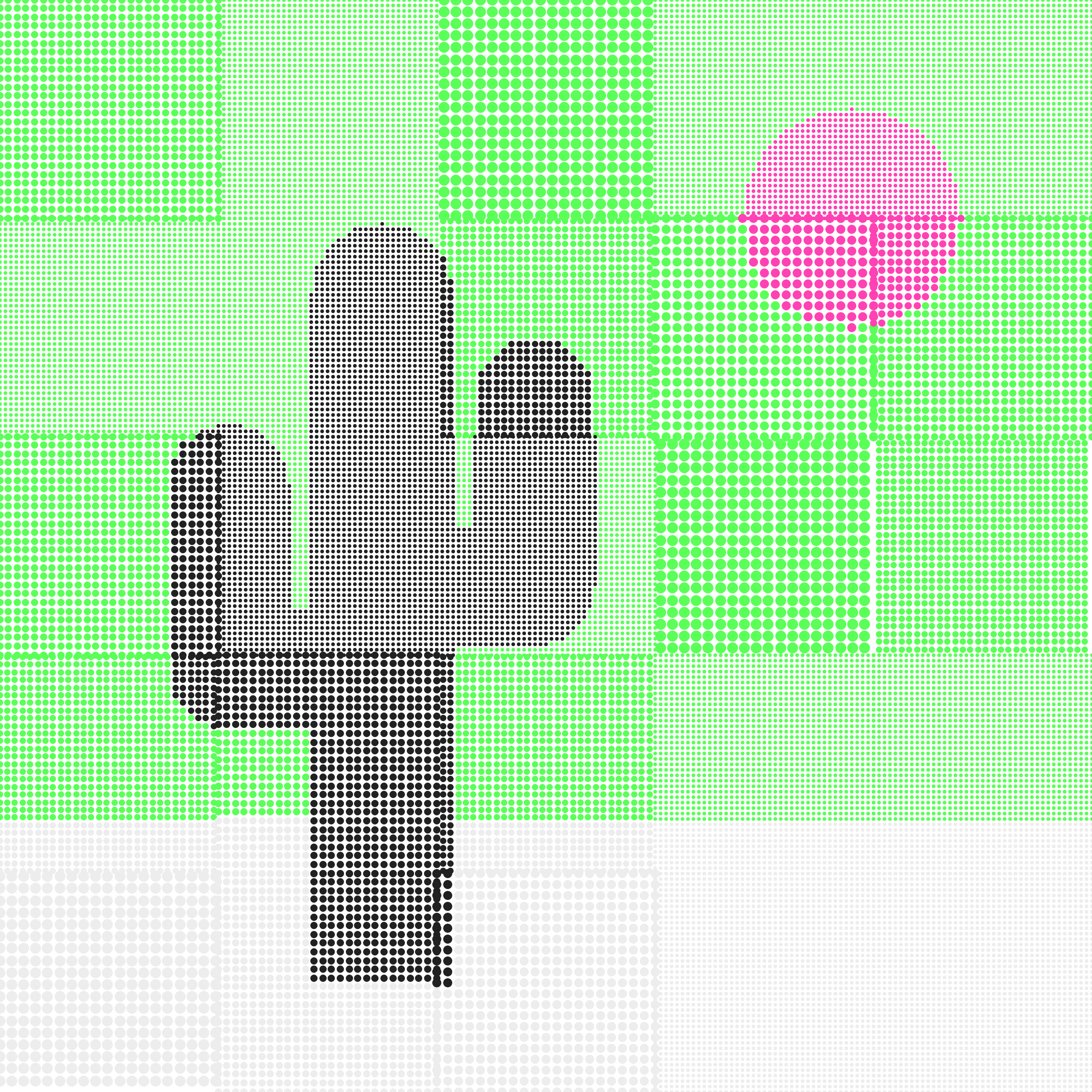 Art Blocks - Art Blocks v2 - Patchwork Saguaros #68 - NFT # 66000068