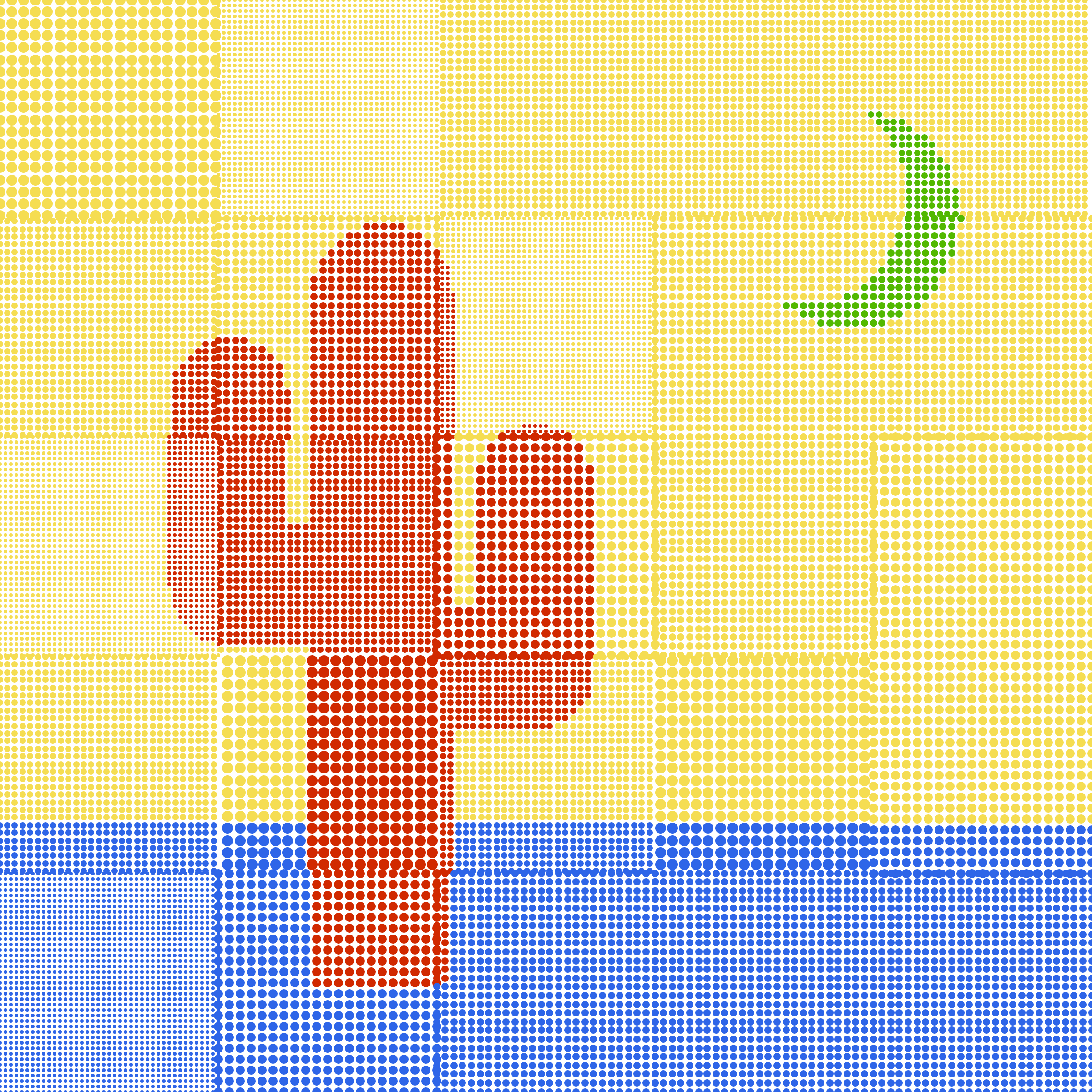 Art Blocks - Art Blocks v2 - Patchwork Saguaros #71 - NFT # 66000071