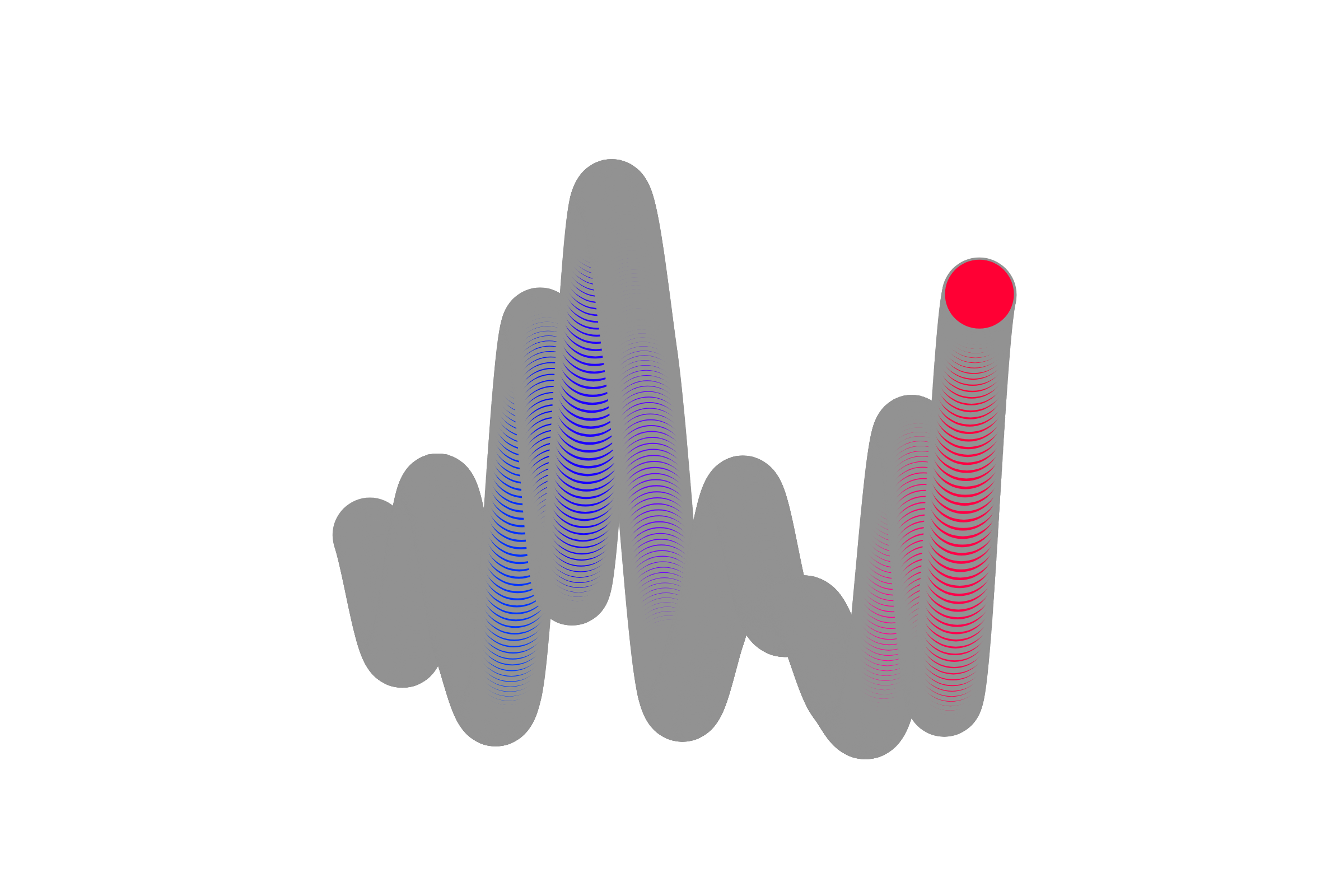 Art Blocks - Art Blocks v1 - Chromie Squiggle #68 - NFT # 68
