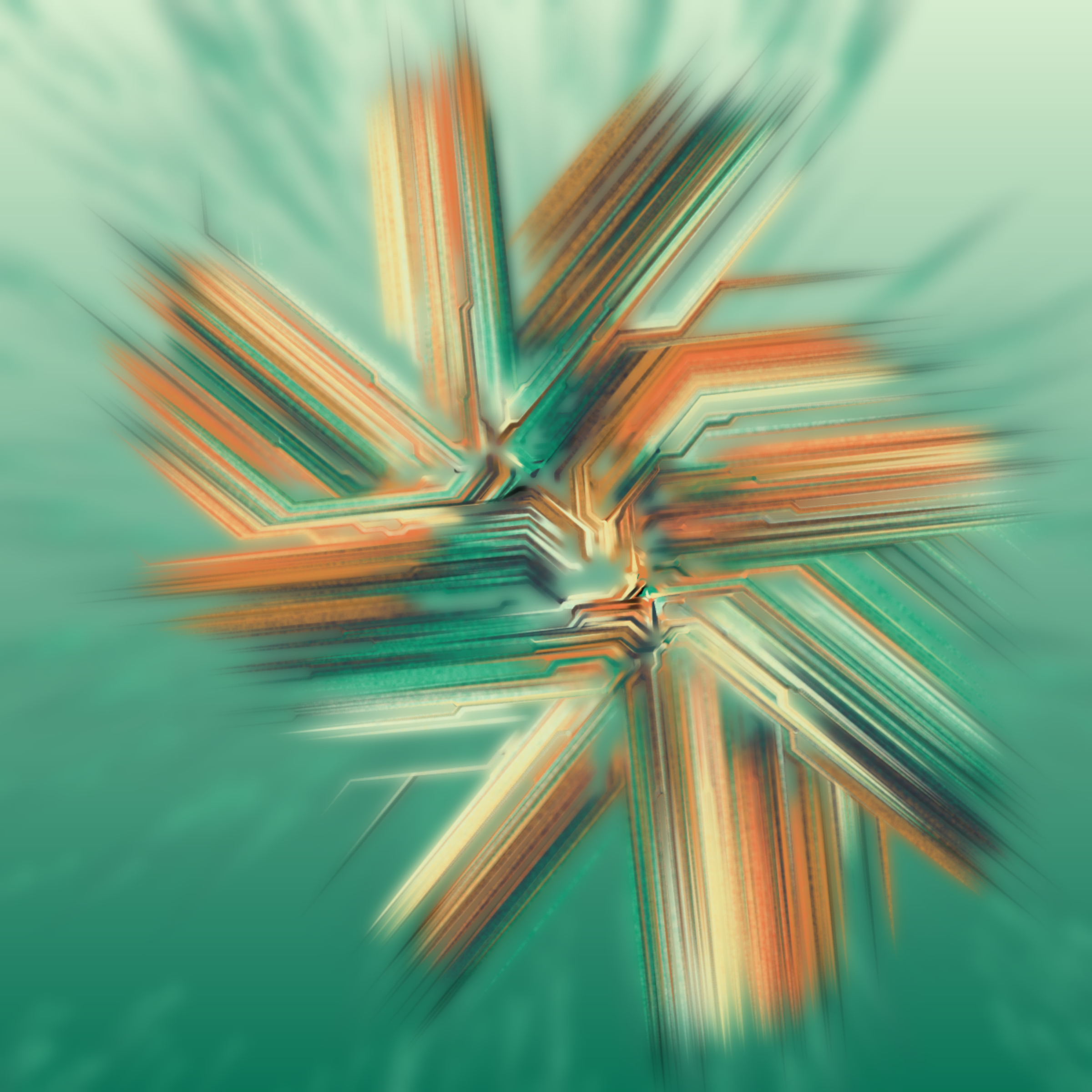 Art Blocks - Art Blocks v2 - Messengers #8 - NFT # 68000008