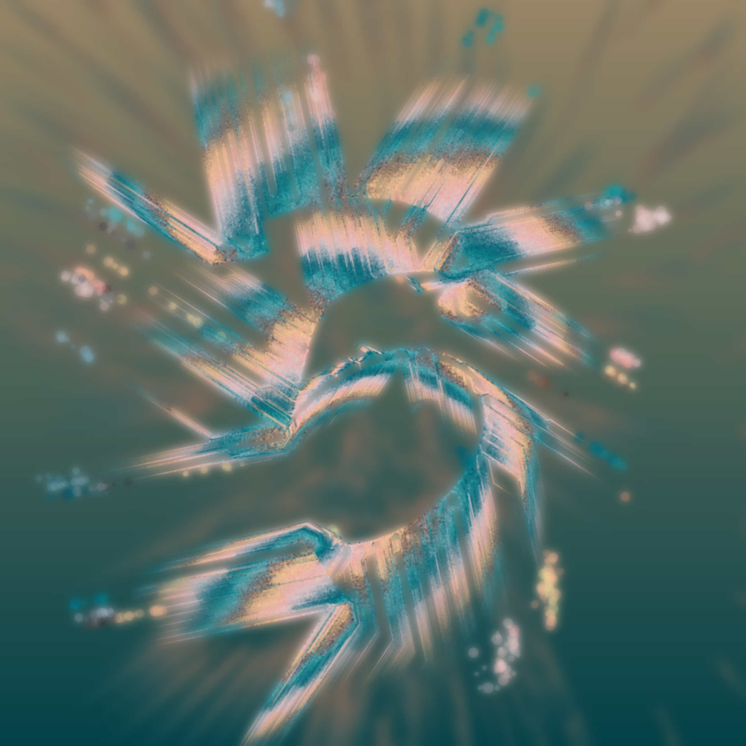 Art Blocks - Art Blocks v2 - Messengers #34 - NFT # 68000034