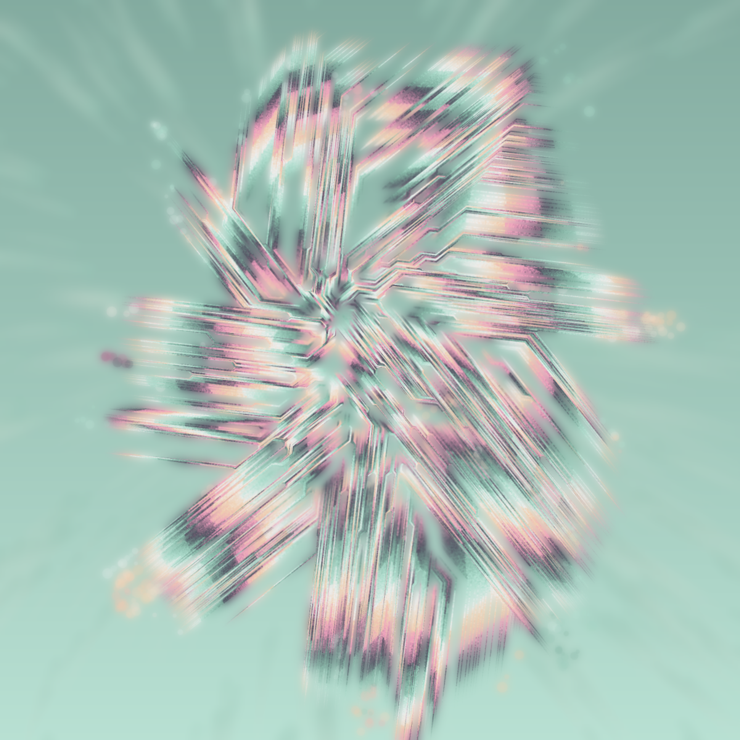 Art Blocks - Art Blocks v2 - Messengers #73 - NFT # 68000073