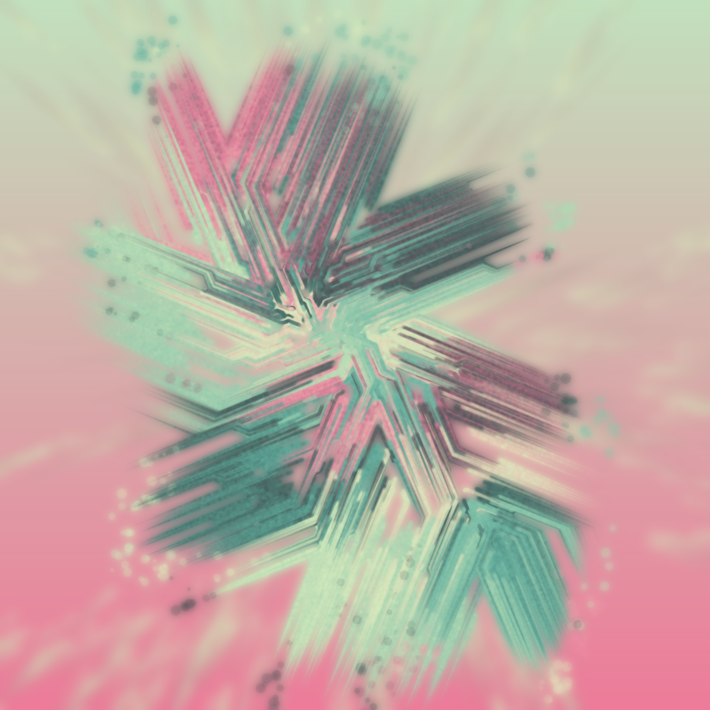 Art Blocks - Art Blocks v2 - Messengers #91 - NFT # 68000091