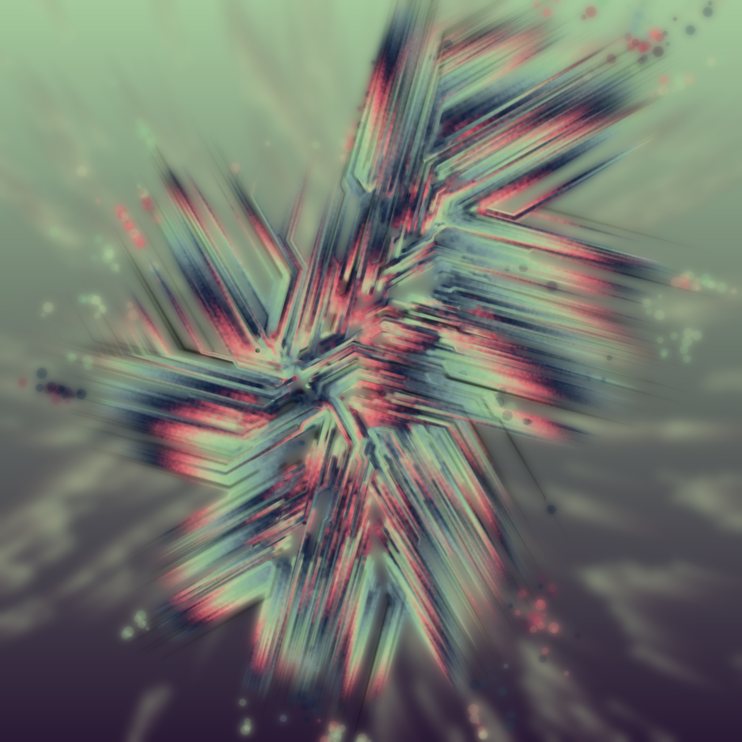 Art Blocks - Art Blocks v2 - Messengers #163 - NFT # 68000163