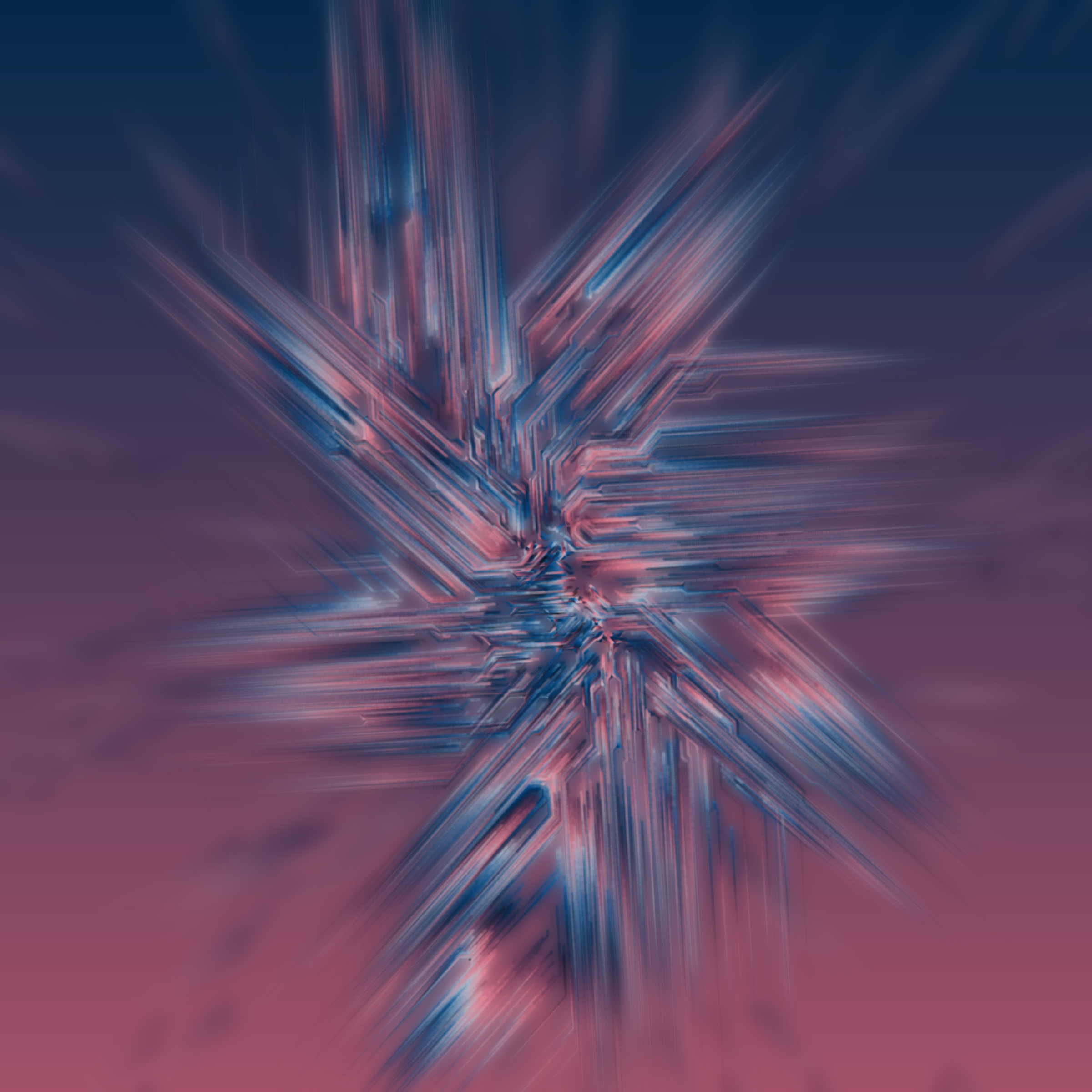 Art Blocks - Art Blocks v2 - Messengers #186 - NFT # 68000186