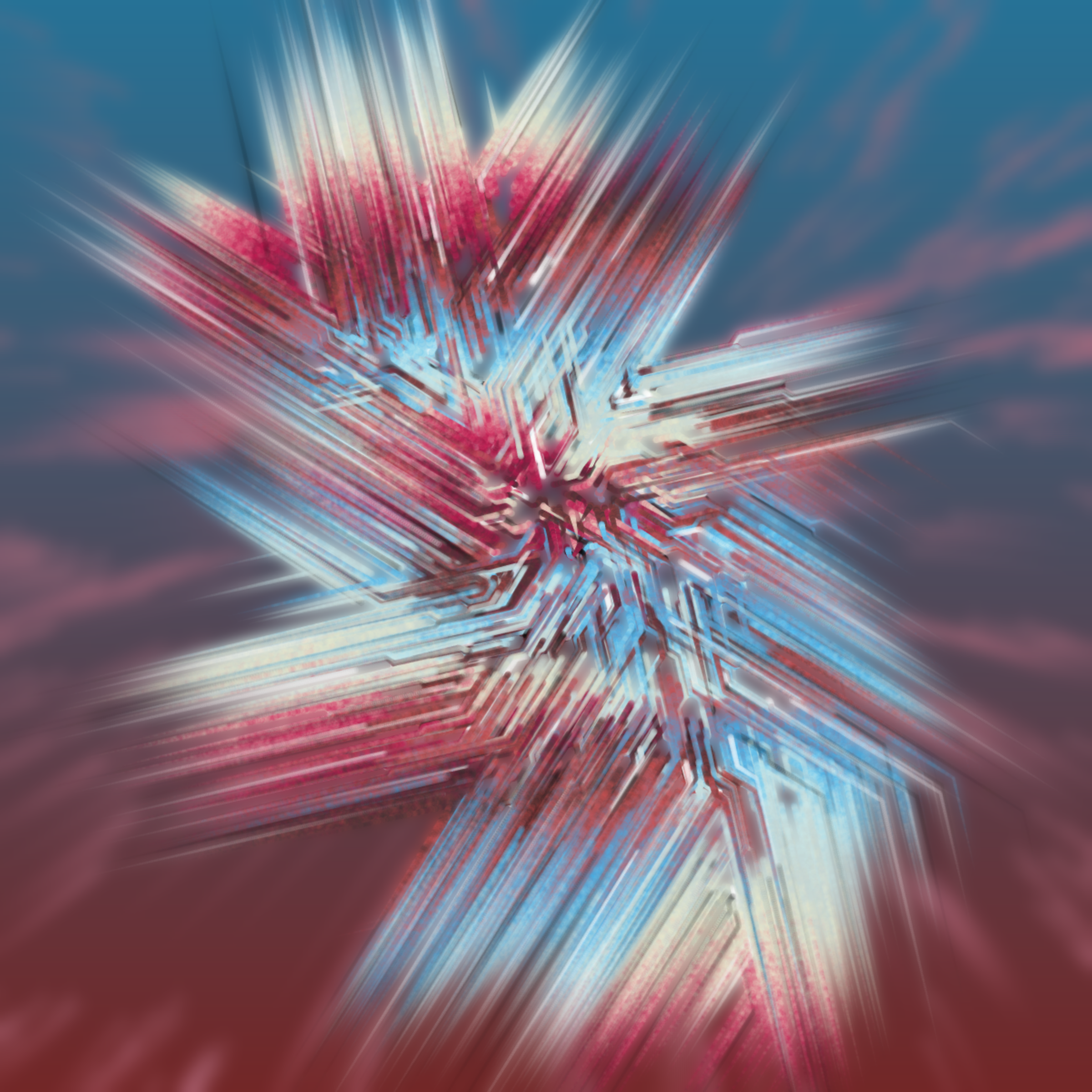 Art Blocks - Art Blocks v2 - Messengers #203 - NFT # 68000203