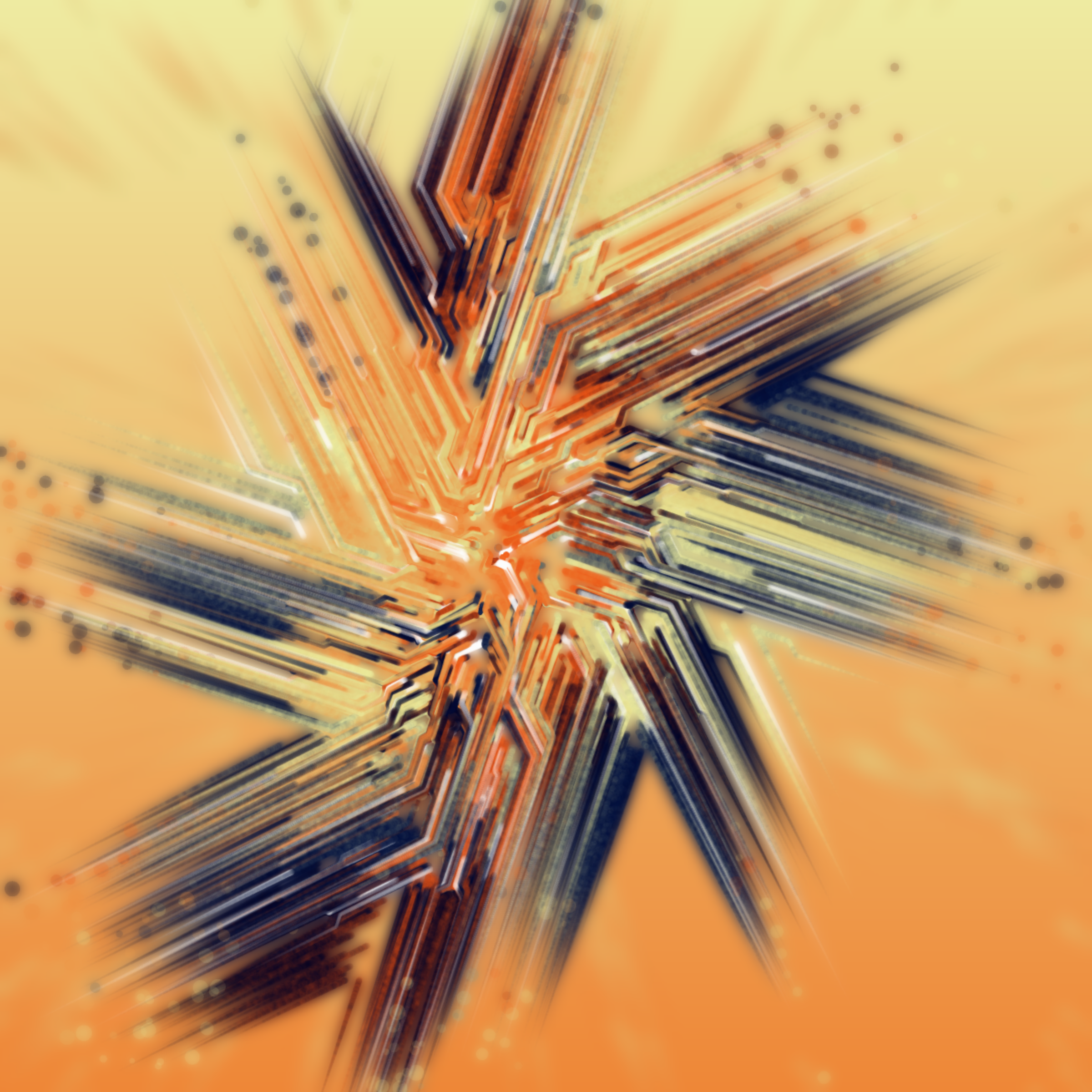 Art Blocks - Art Blocks v2 - Messengers #255 - NFT # 68000255