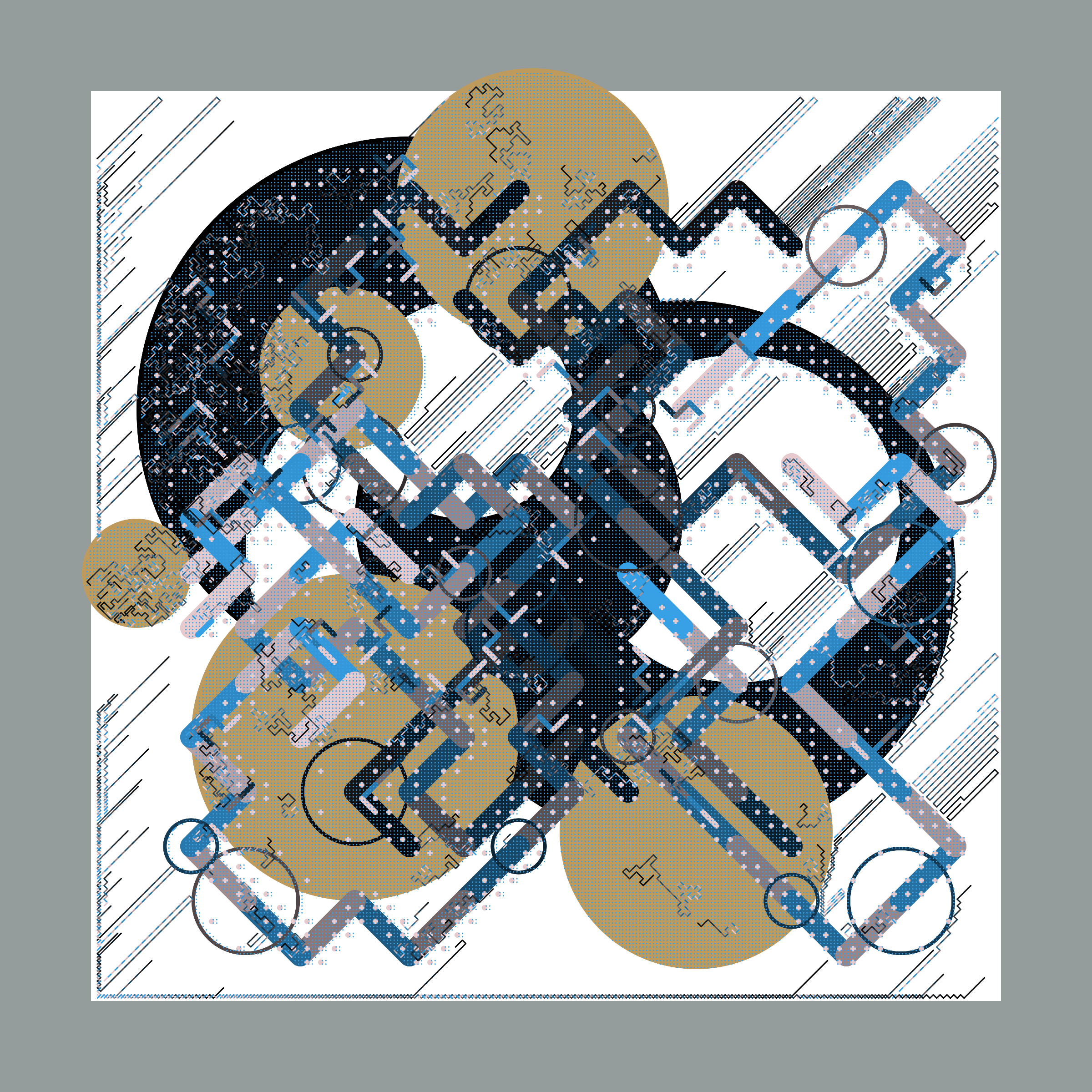 Art Blocks - Art Blocks v2 - Abstraction #2 - NFT # 69000002