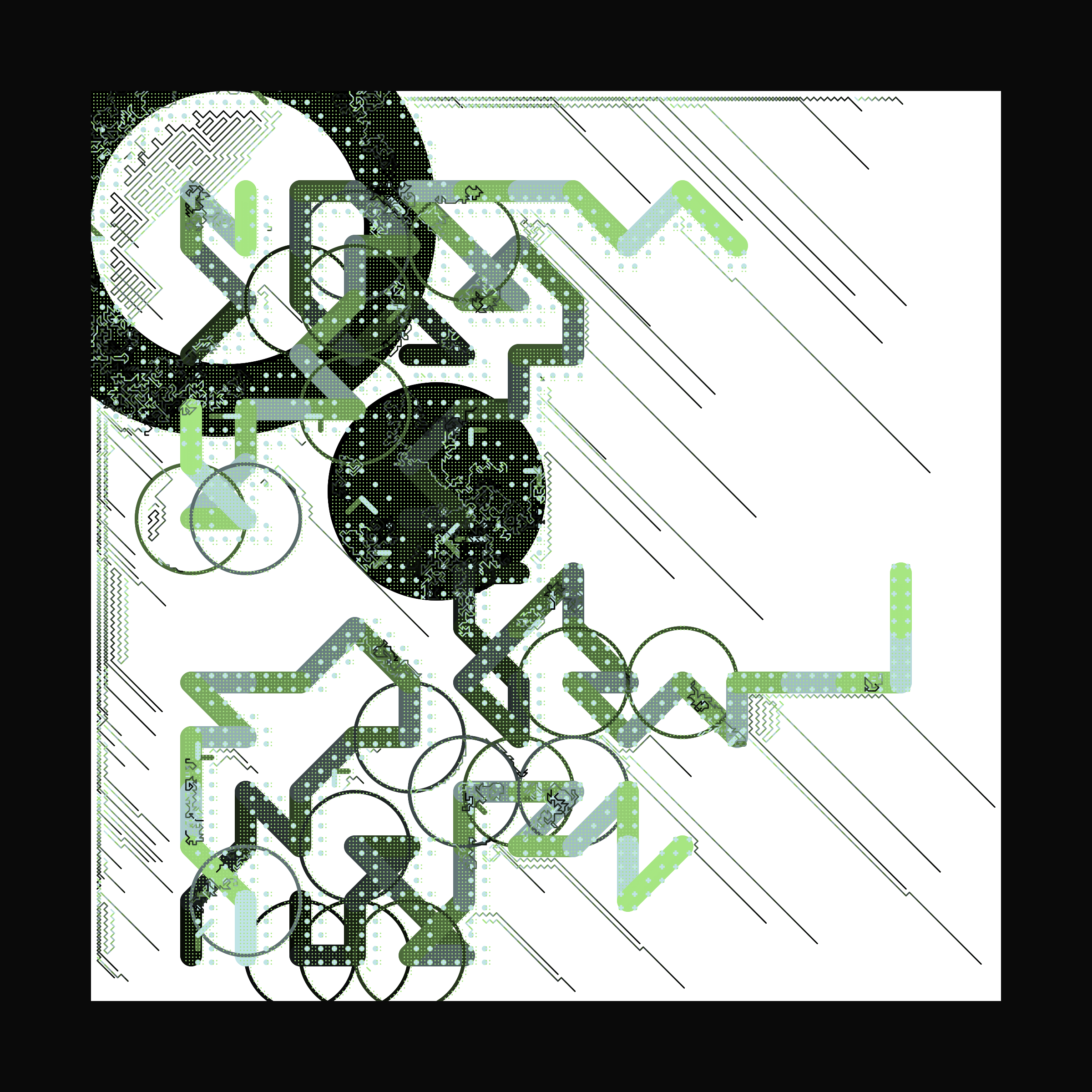 Art Blocks - Art Blocks v2 - Abstraction #4 - NFT # 69000004