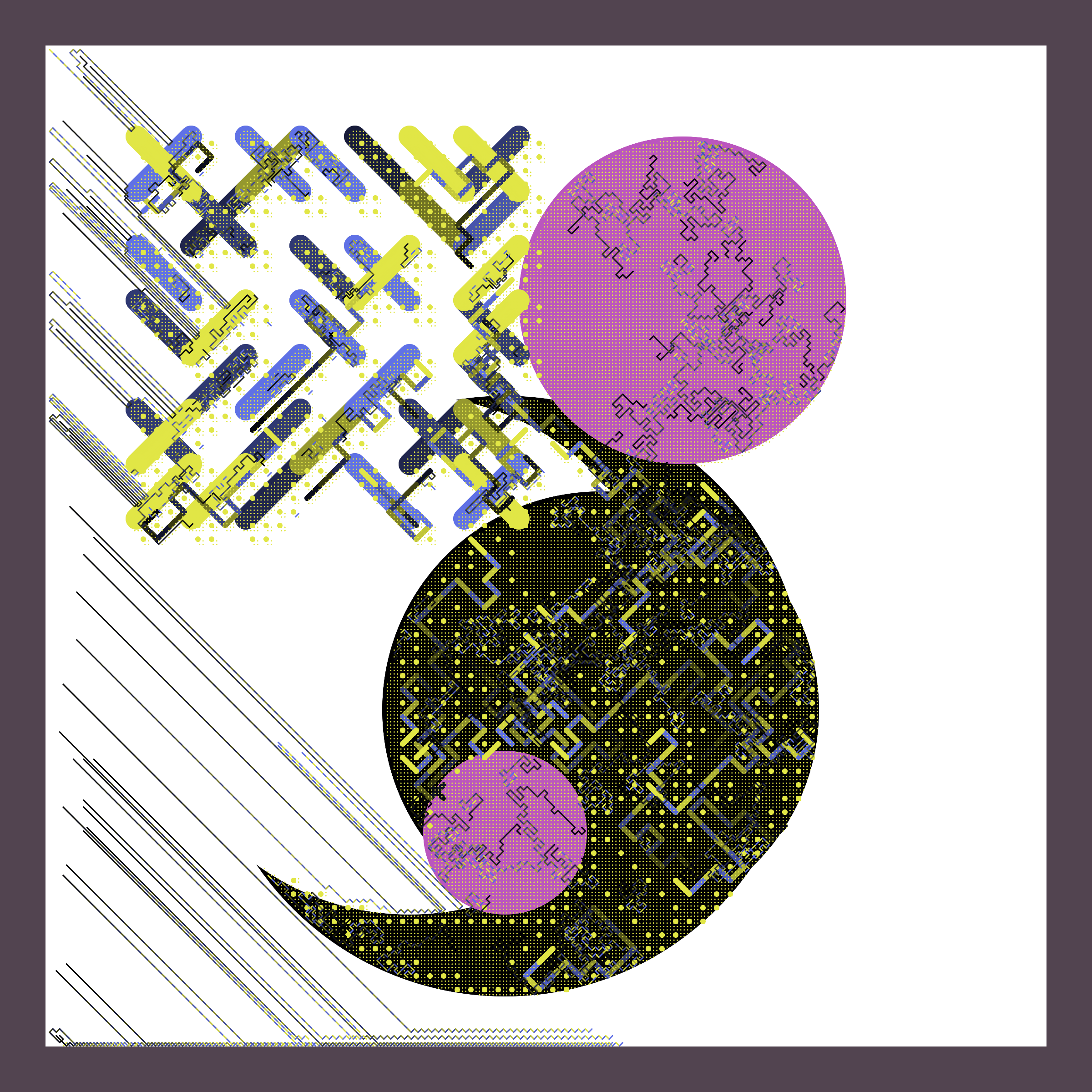 Art Blocks - Art Blocks v2 - Abstraction #5 - NFT # 69000005