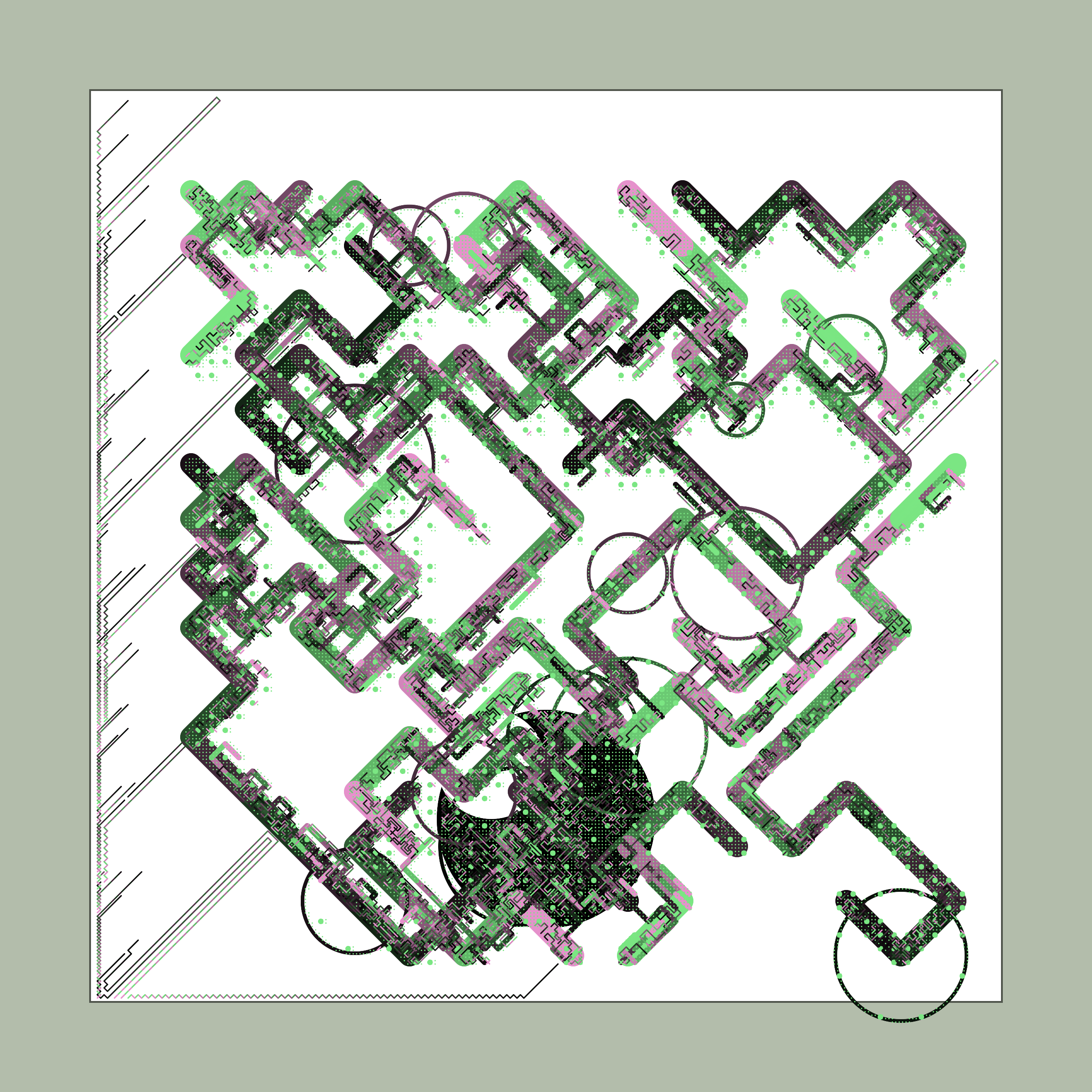 Art Blocks - Art Blocks v2 - Abstraction #6 - NFT # 69000006