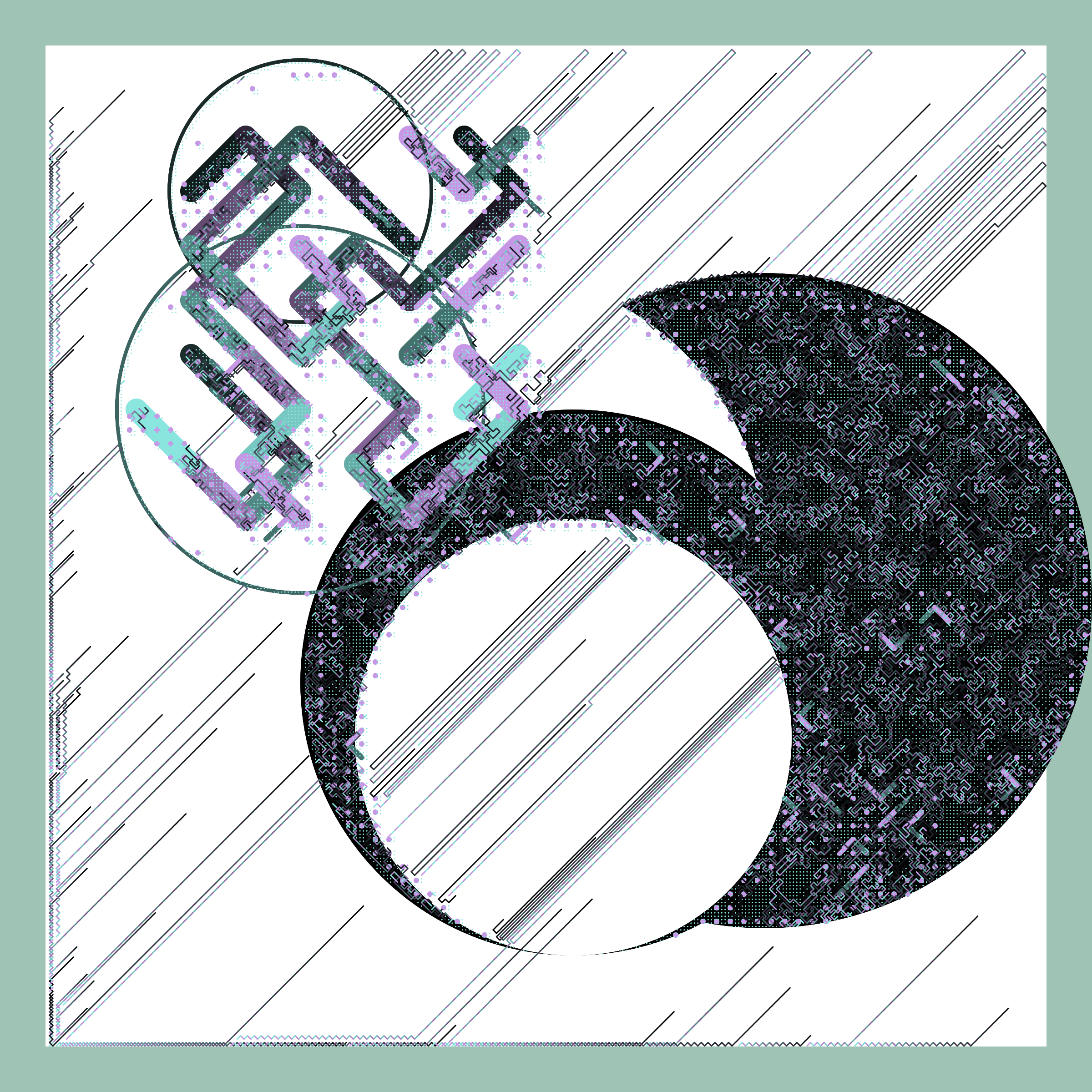 Art Blocks - Art Blocks v2 - Abstraction #8 - NFT # 69000008