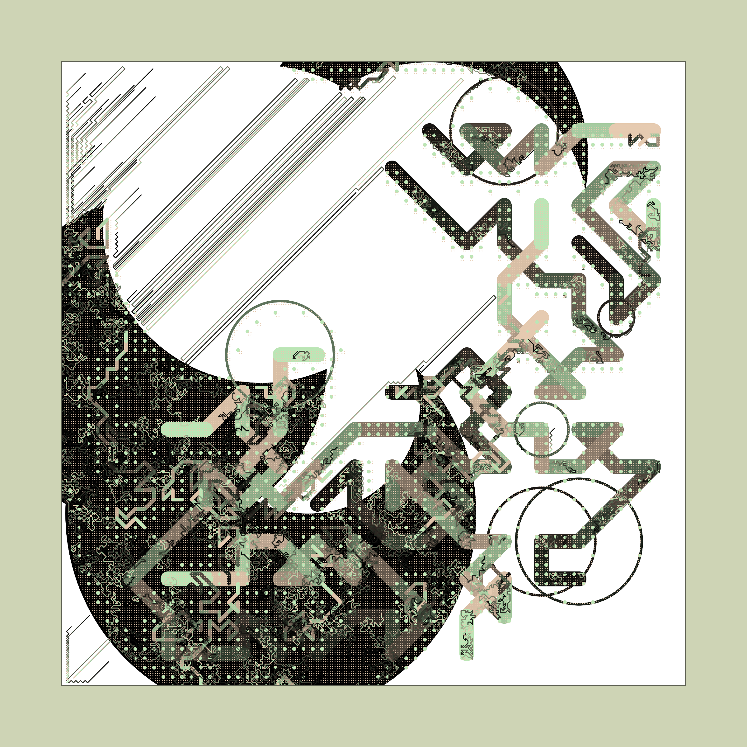 Art Blocks - Art Blocks v2 - Abstraction #9 - NFT # 69000009