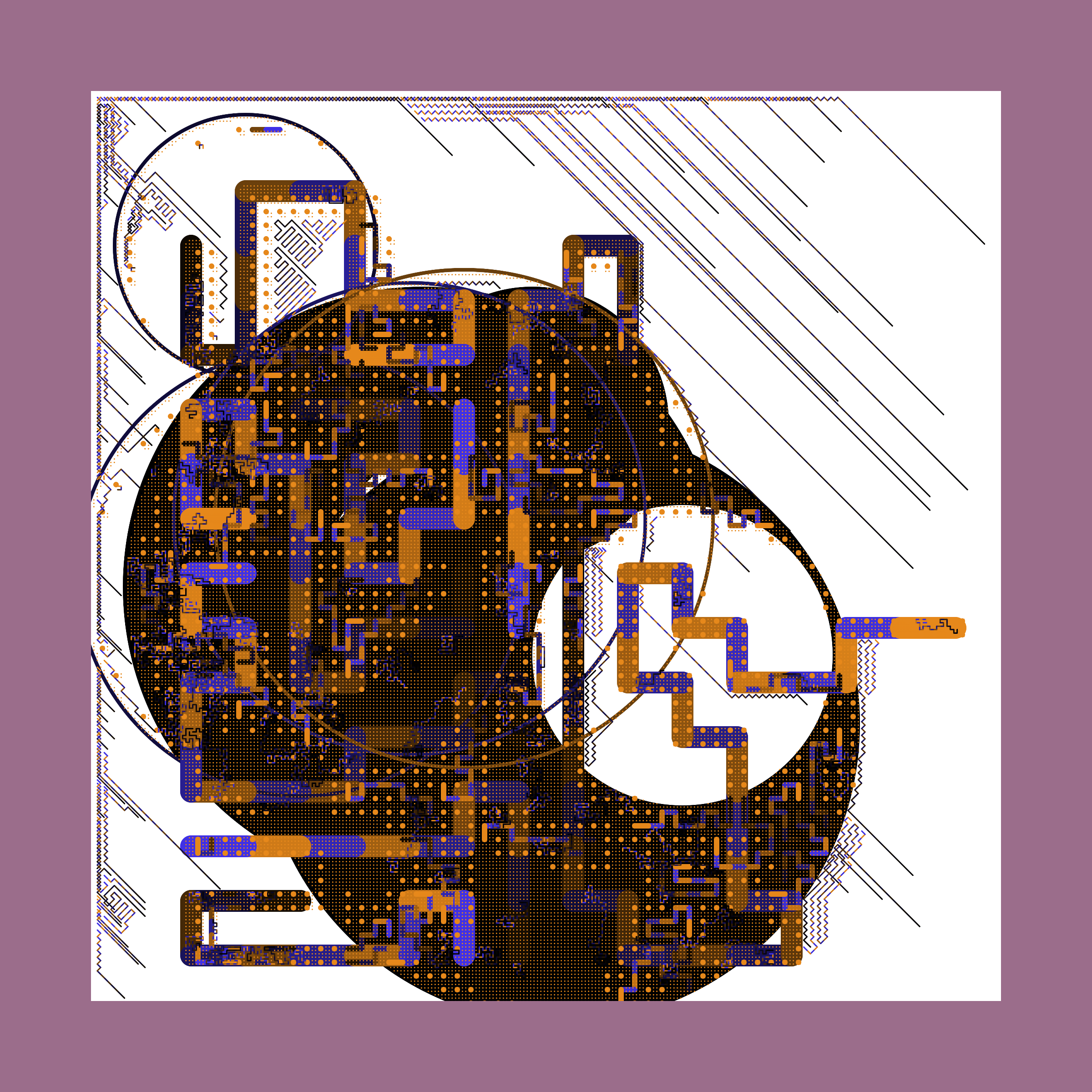 Art Blocks - Art Blocks v2 - Abstraction #11 - NFT # 69000011