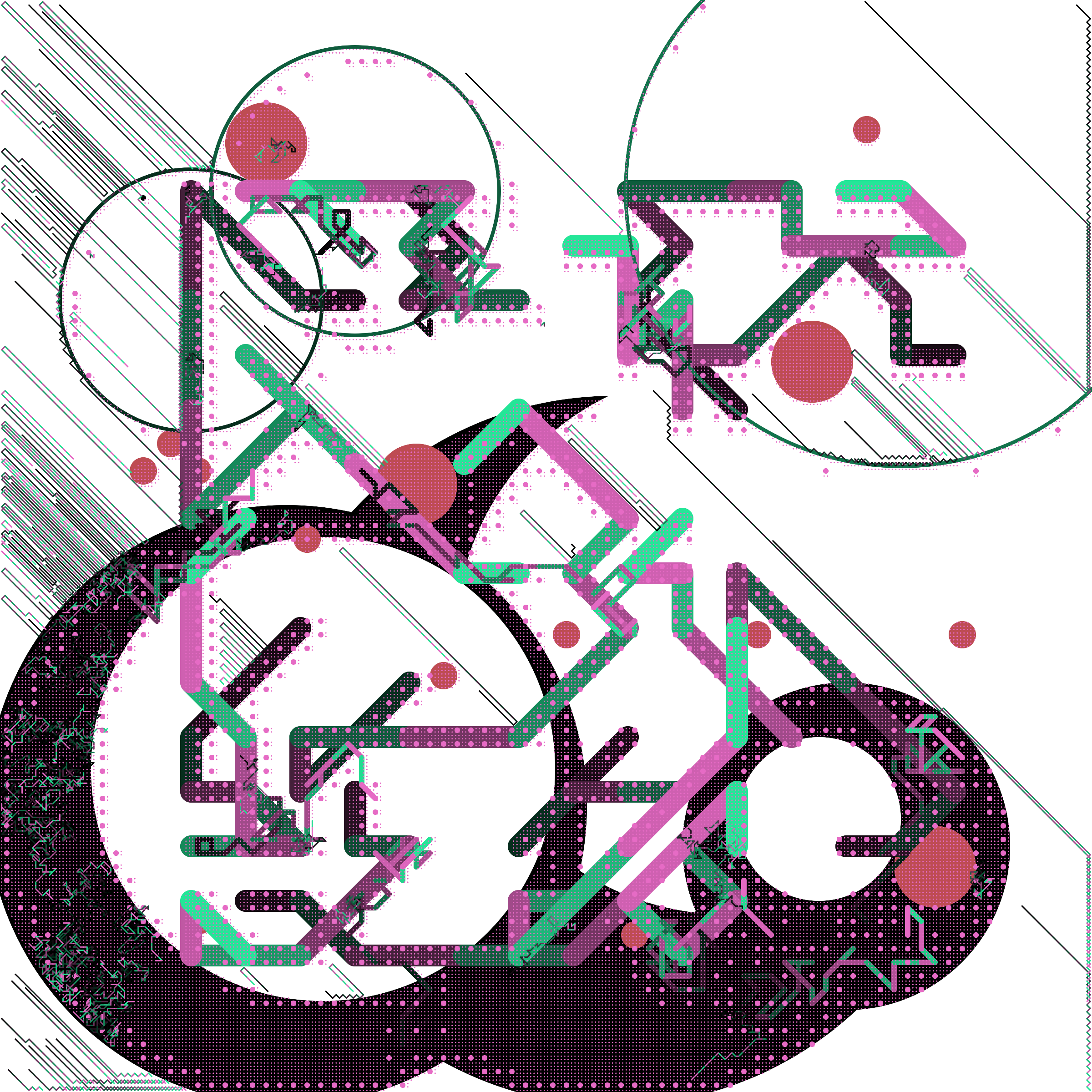 Art Blocks - Art Blocks v2 - Abstraction #14 - NFT # 69000014