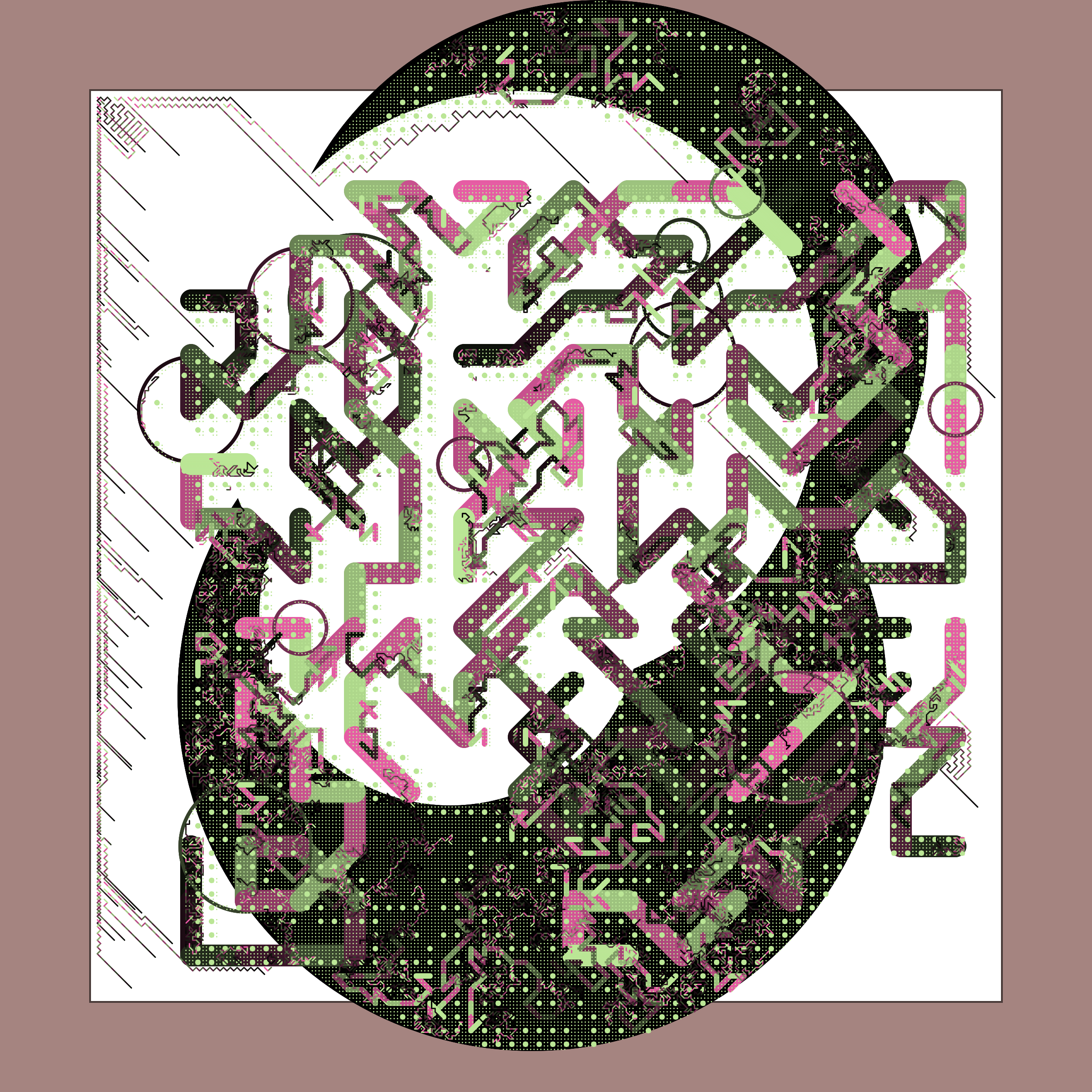 Art Blocks - Art Blocks v2 - Abstraction #15 - NFT # 69000015