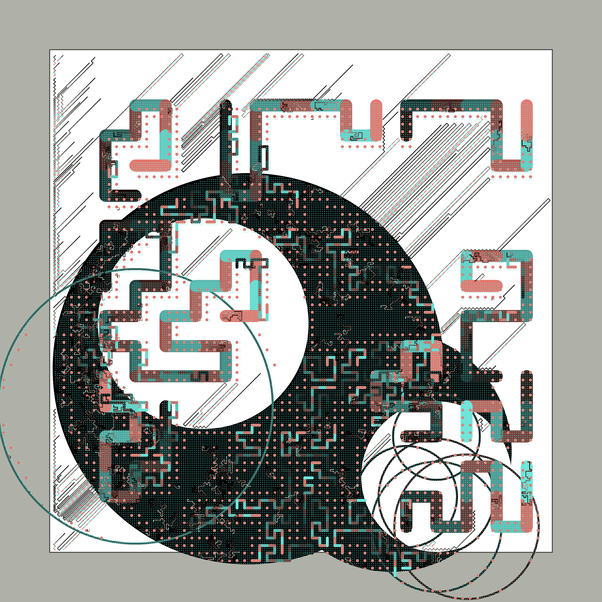 Art Blocks - Art Blocks v2 - Abstraction #16 - NFT # 69000016