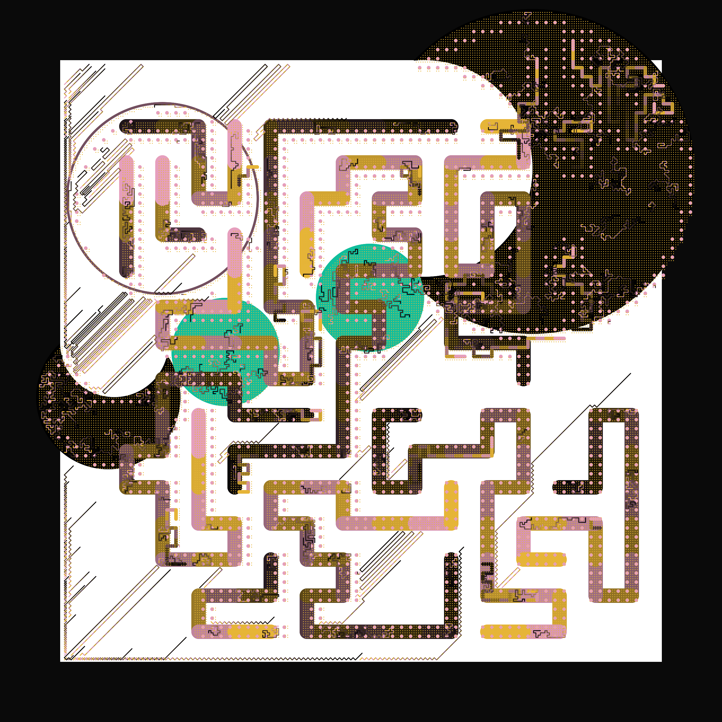 Art Blocks - Art Blocks v2 - Abstraction #17 - NFT # 69000017