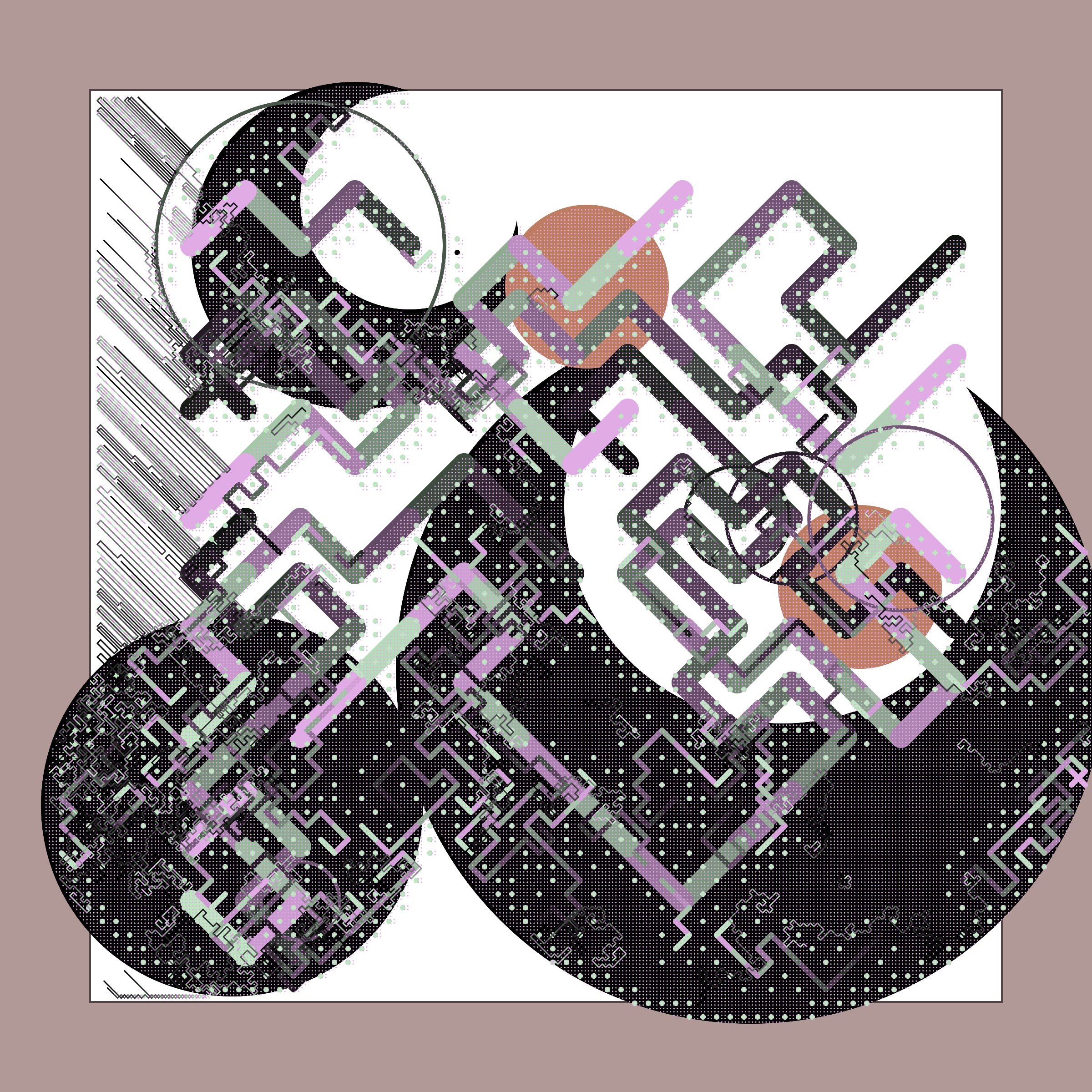 Art Blocks - Art Blocks v2 - Abstraction #18 - NFT # 69000018