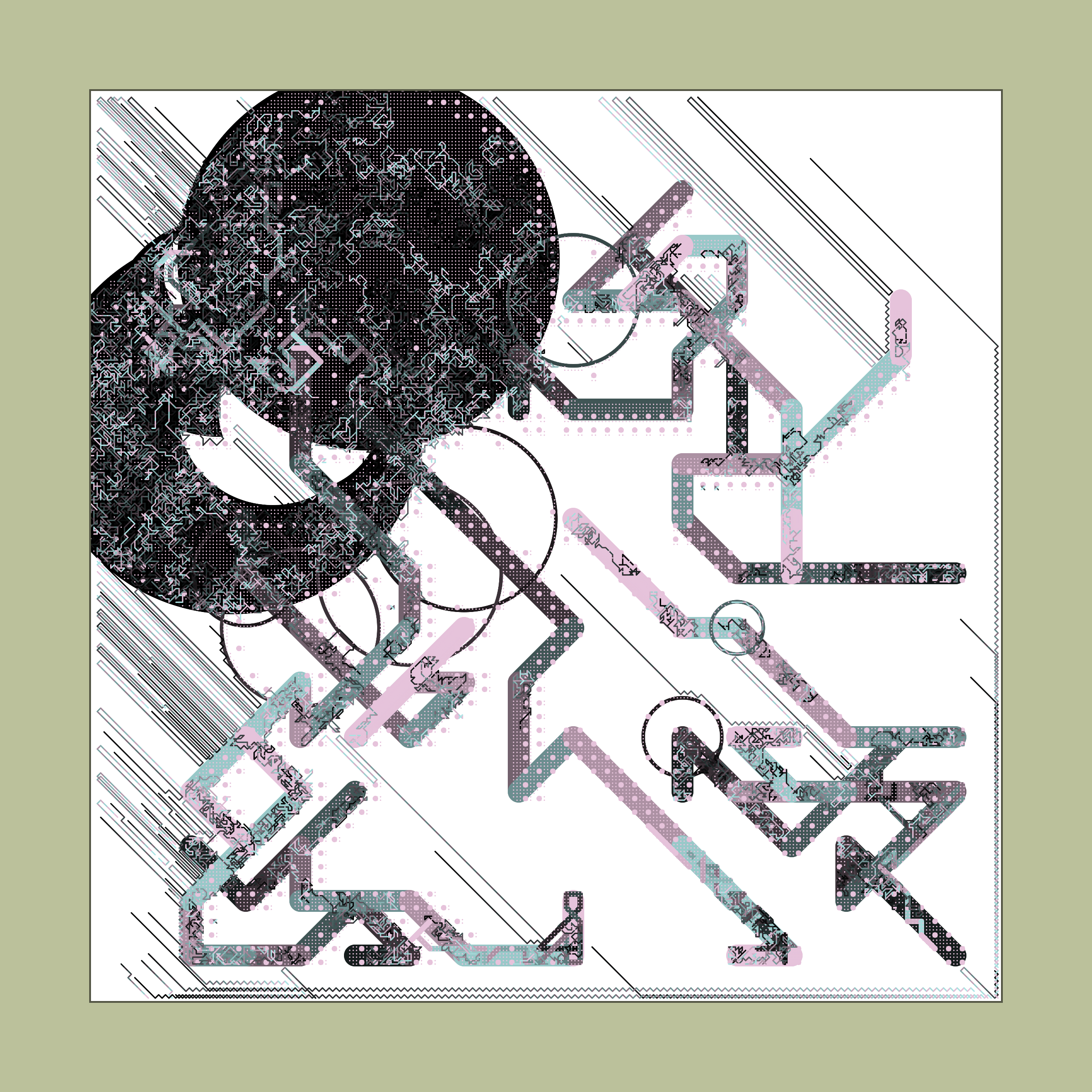 Art Blocks - Art Blocks v2 - Abstraction #19 - NFT # 69000019