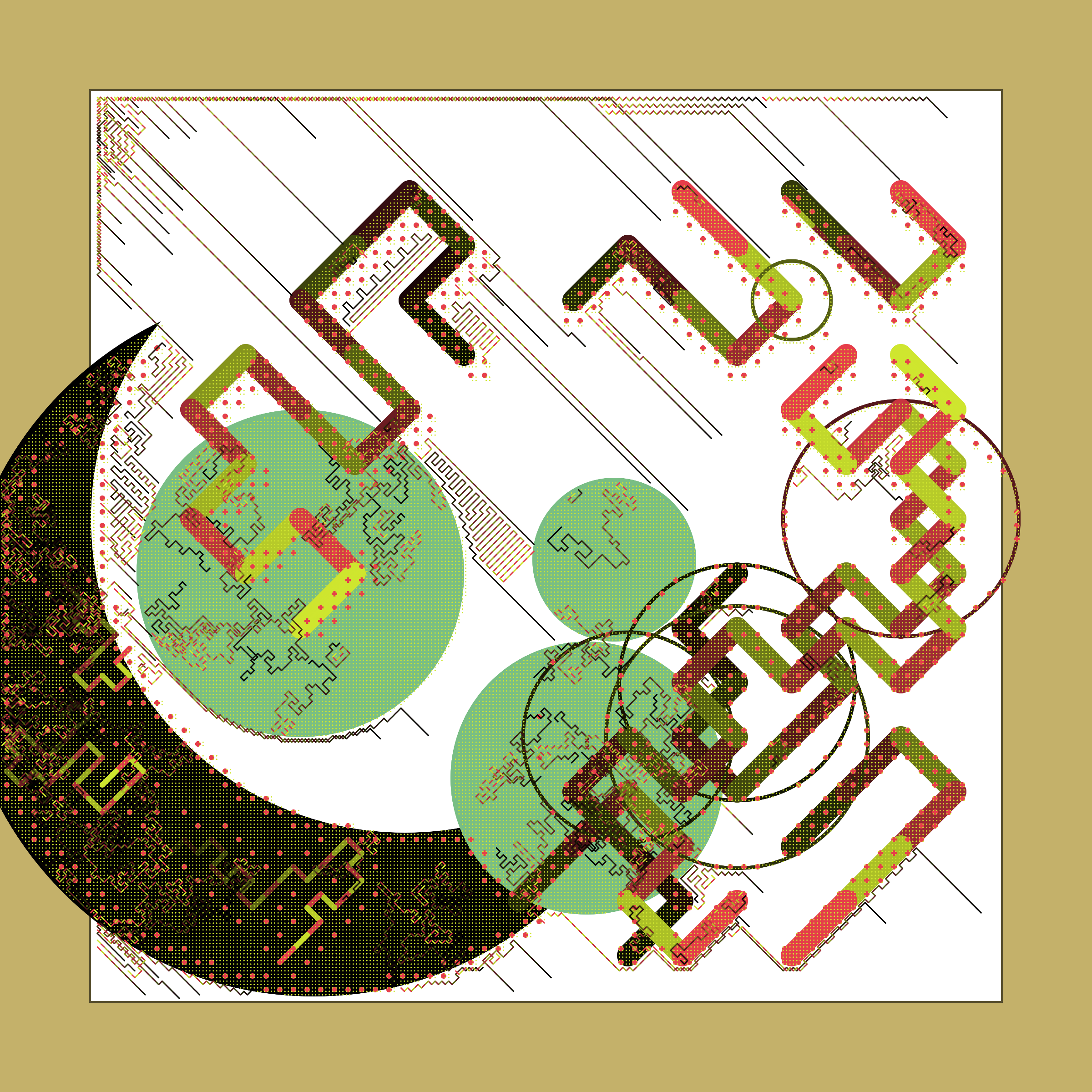 Art Blocks - Art Blocks v2 - Abstraction #22 - NFT # 69000022