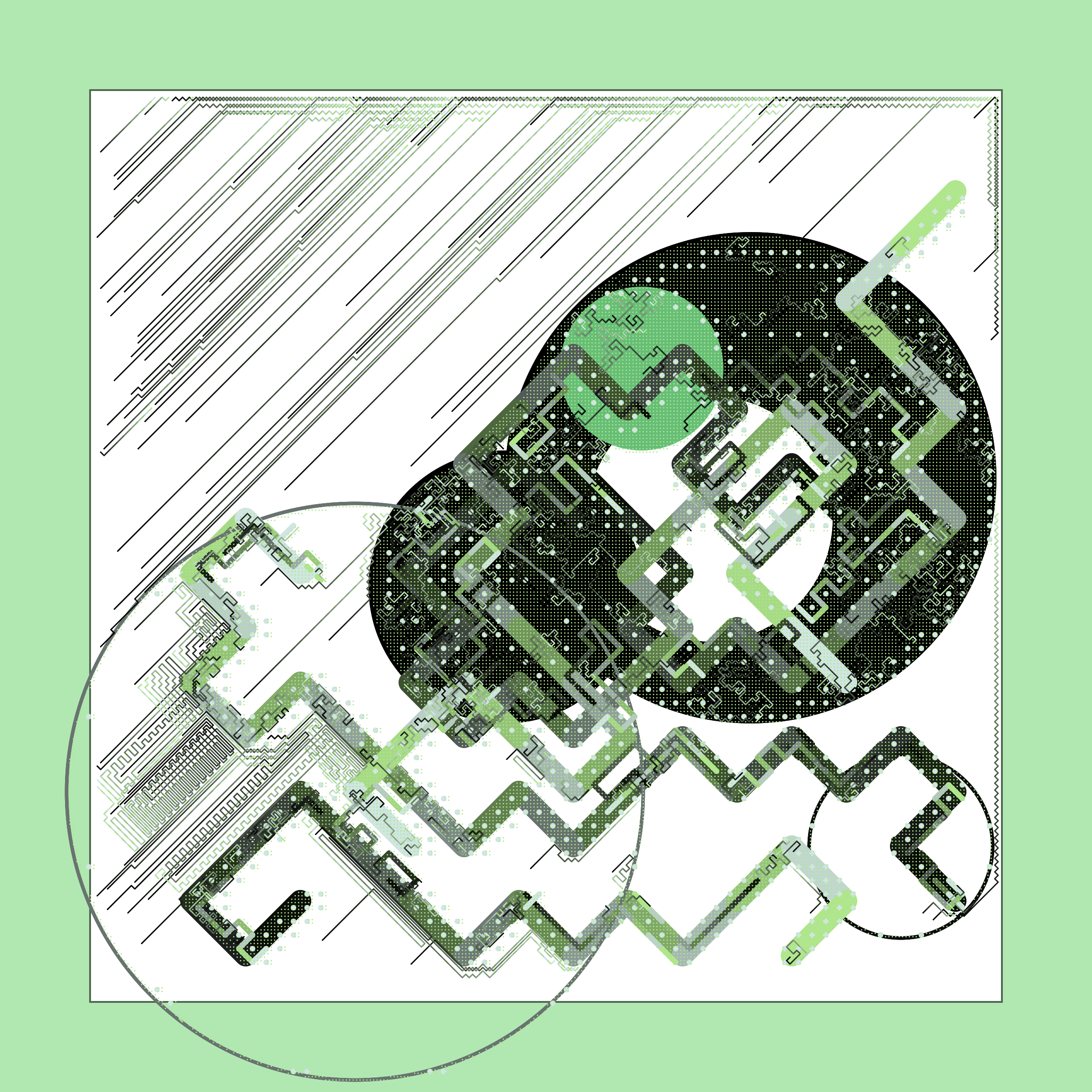 Art Blocks - Art Blocks v2 - Abstraction #23 - NFT # 69000023