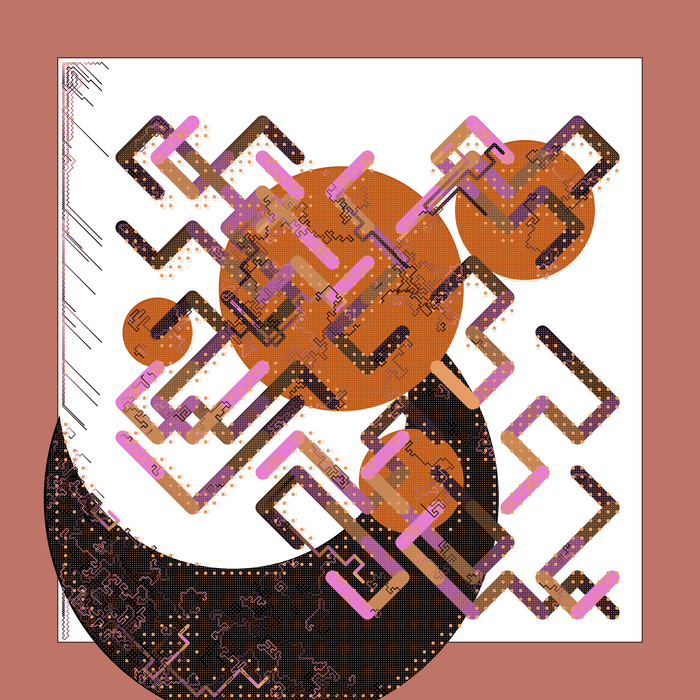 Art Blocks - Art Blocks v2 - Abstraction #25 - NFT # 69000025